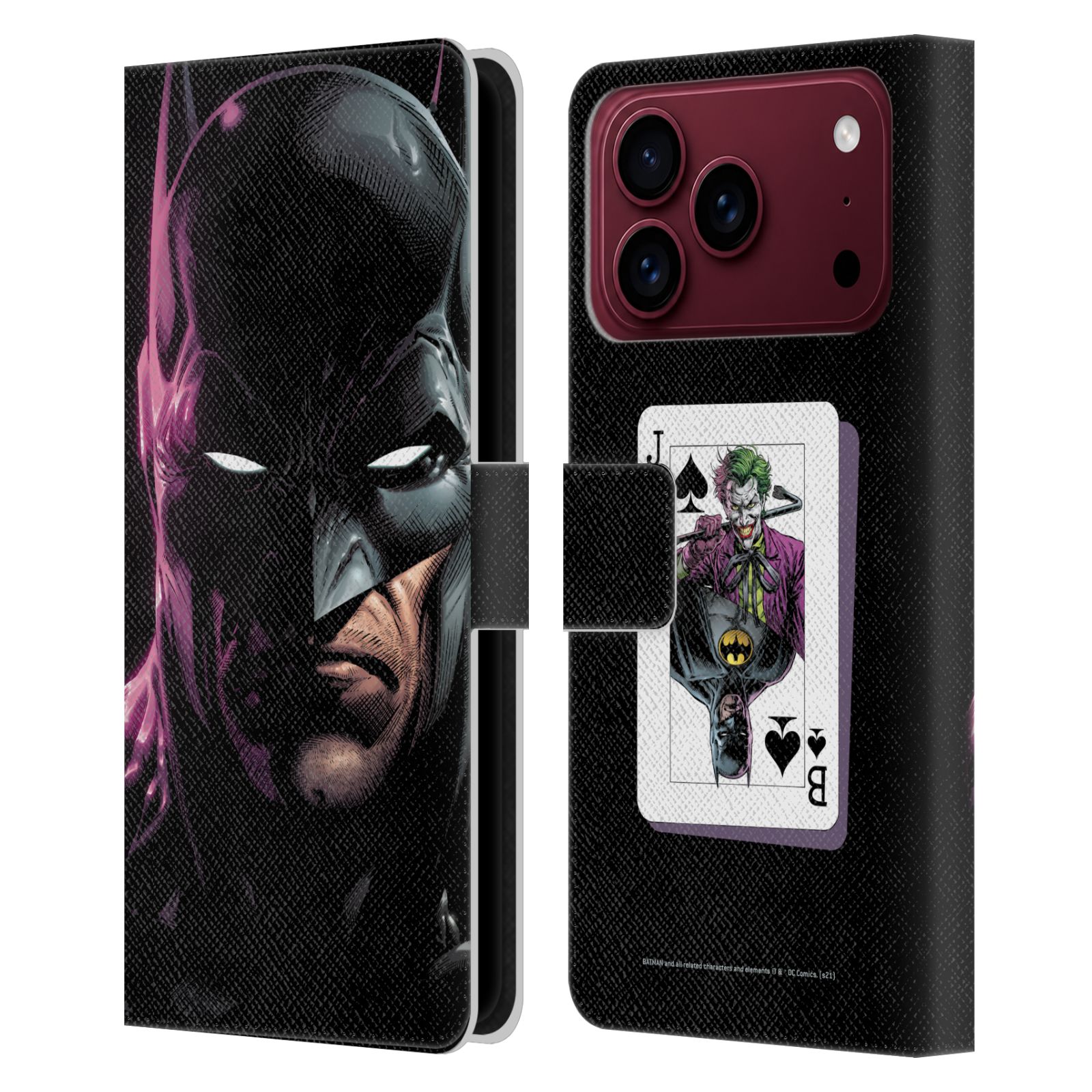 Batman Leather Wallet Case for iPhone 18 Pro Max