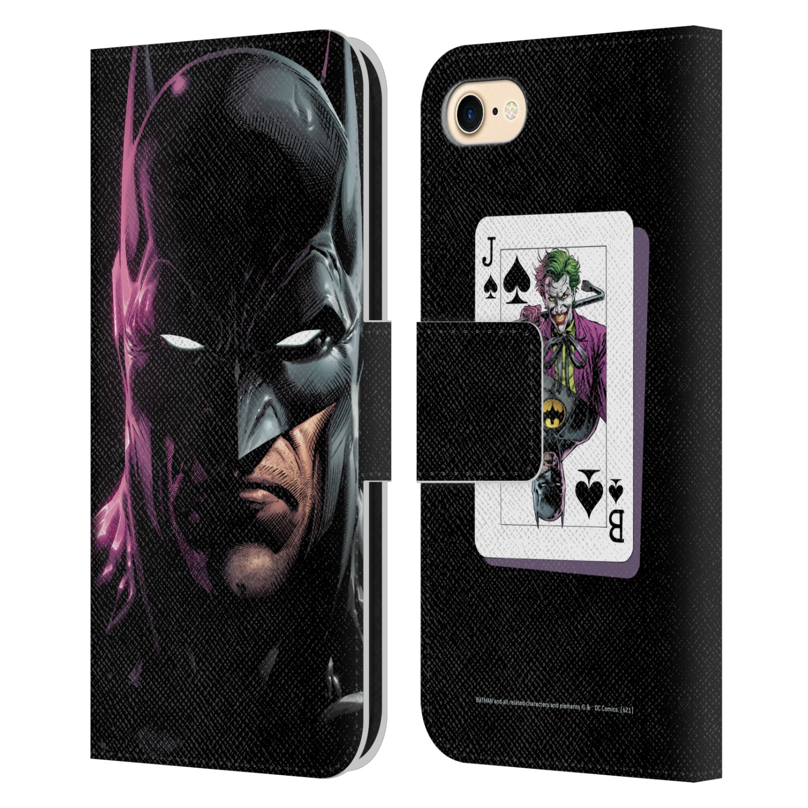Batman Leather Wallet Case for iPhone 7 / 8 / SE (2020, 2022)