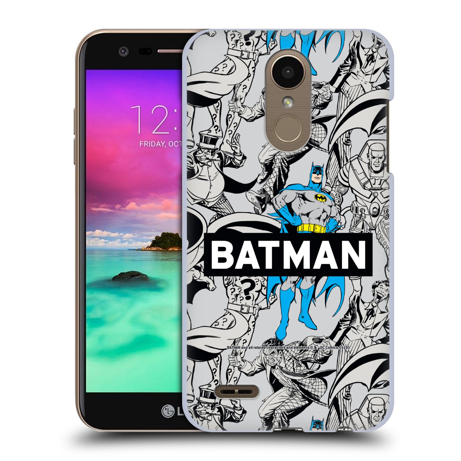 OFFICIAL BATMAN DC COMICS VINTAGE FASHION HARD BACK CASE FOR LG PHONES 1 - 第 12/15 張圖片