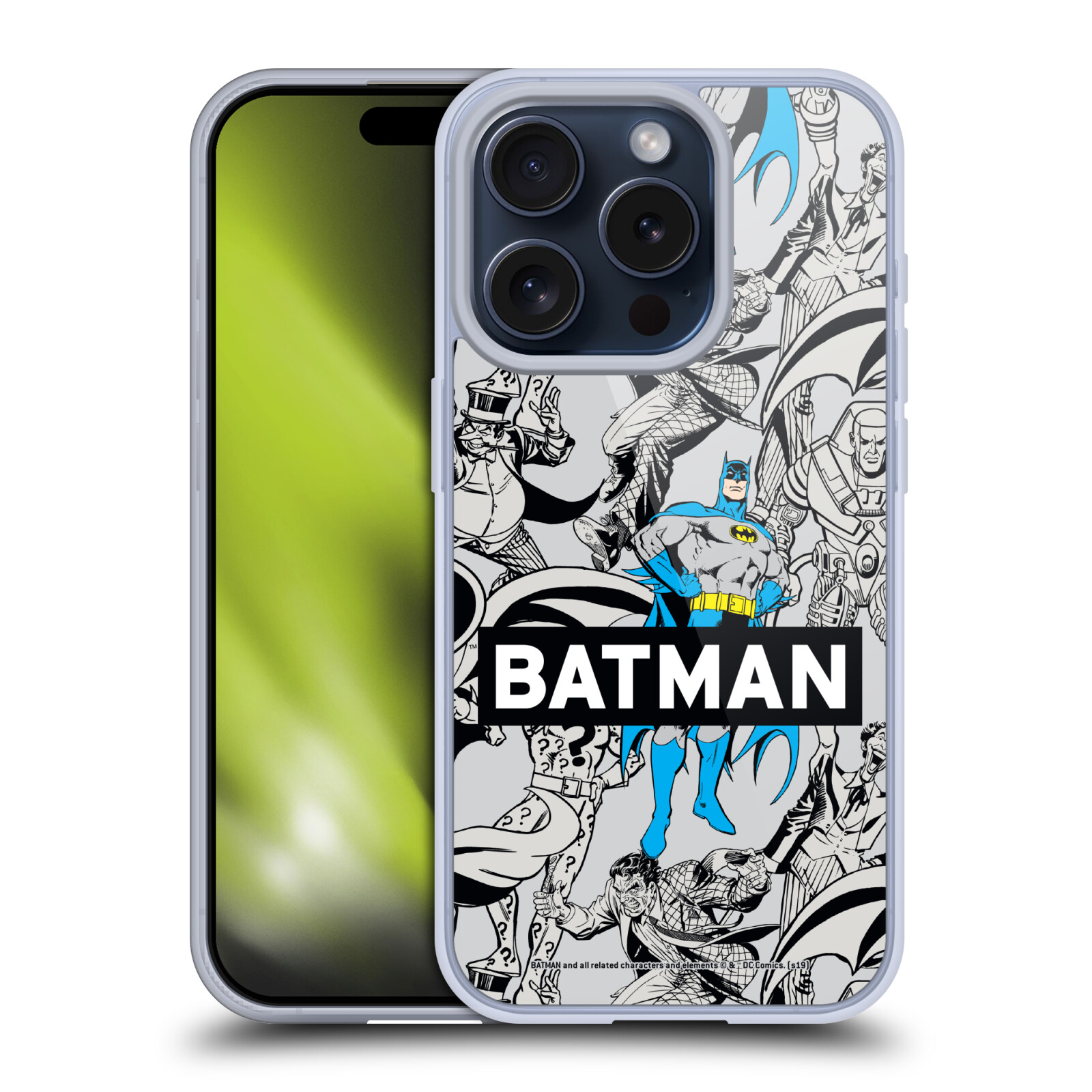 BATMAN DC COMICS MODE VINTAGE ÉTUI COQUE EN GEL POUR APPLE iPHONE TÉLÉPHONES - Photo 12 sur 15