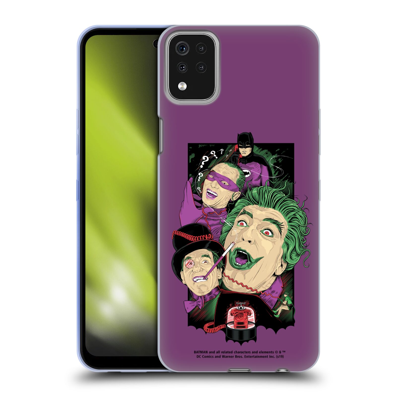 OFFICIAL BATMAN TV SERIES GRAPHICS SOFT GEL CASE FOR LG PHONES 1 - Picture 8 of 8