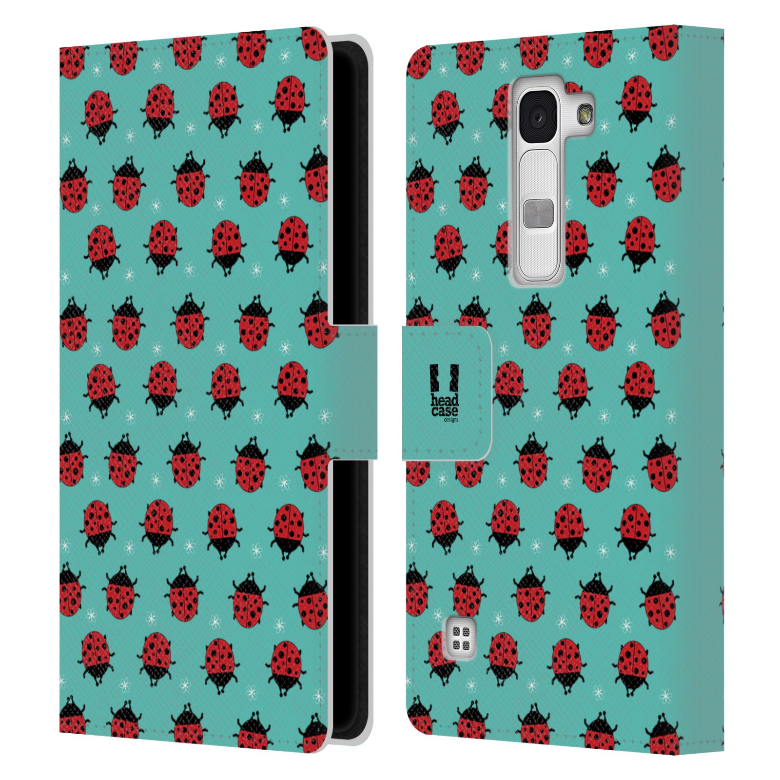 HEAD CASE DESIGNS BUGGED LIFE LEATHER BOOK CASE & WALLPAPER FOR LG PHONES 2 - Picture 11 of 13