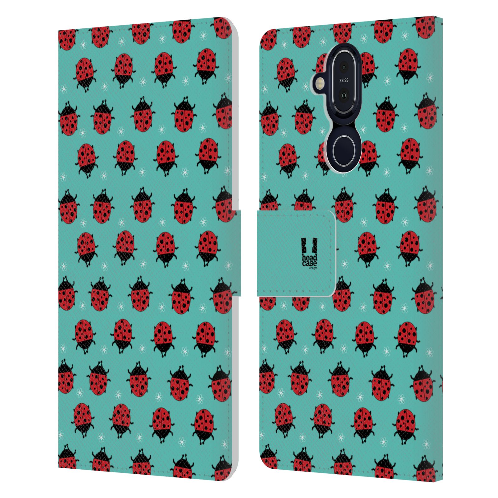 HEAD CASE BUGGED LIFE LEATHER BOOK CASE & WALLPAPER FOR MICROSOFT NOKIA PHONES - Picture 10 of 12