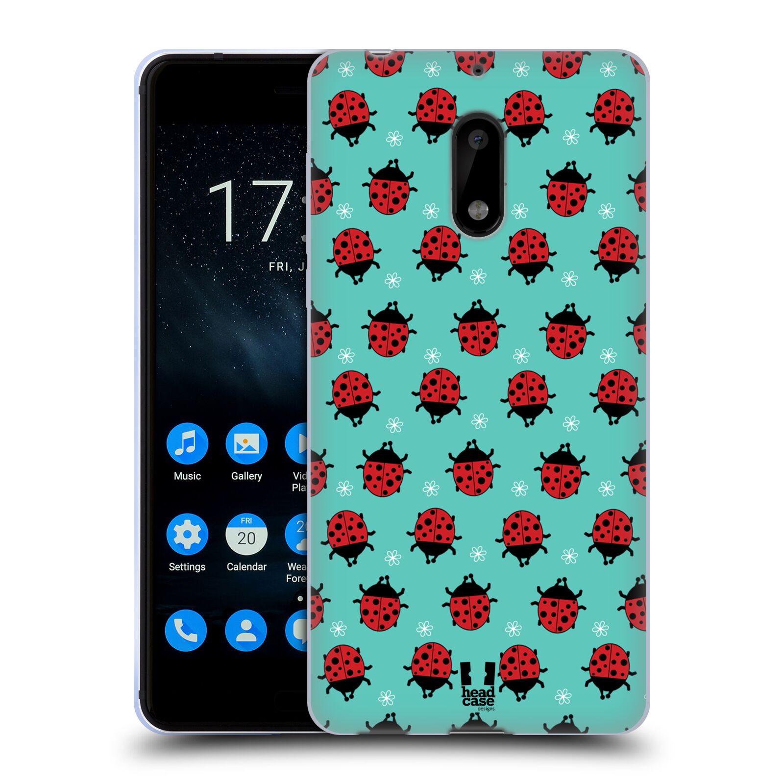 HEAD CASE DISEÑA BUGGED LIFE SOFT GEL CASE PARA TELÉFONOS NOKIA 1 - Imagen 11 de 13
