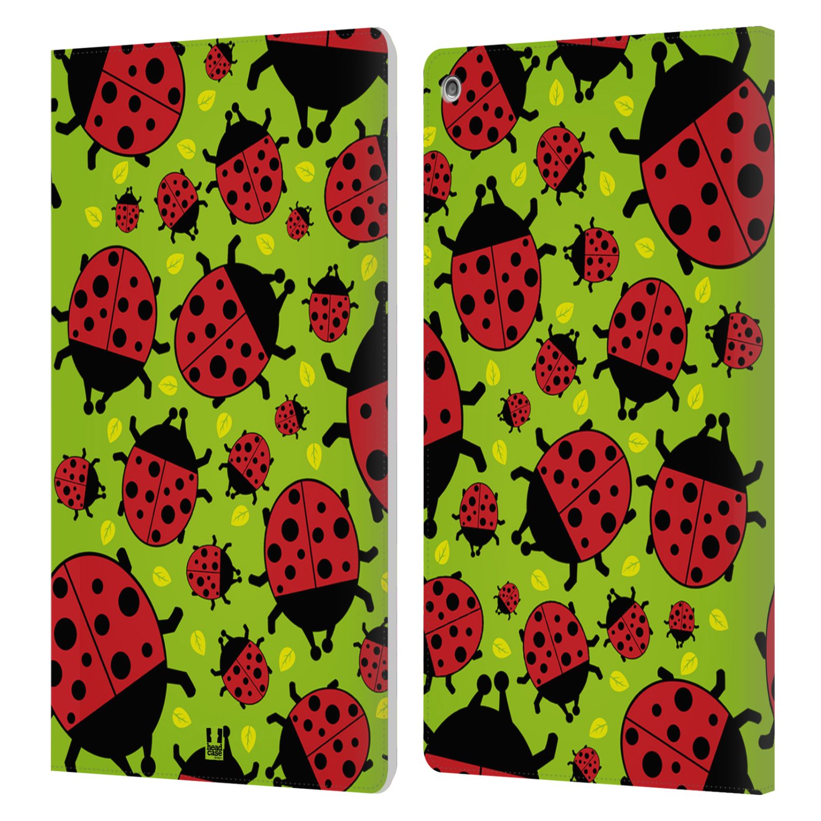 HEAD CASE DESIGNS BUGGED LIFE LEATHER BOOK WALLET CASE COVER FOR AMAZON FIRE - Picture 11 of 12