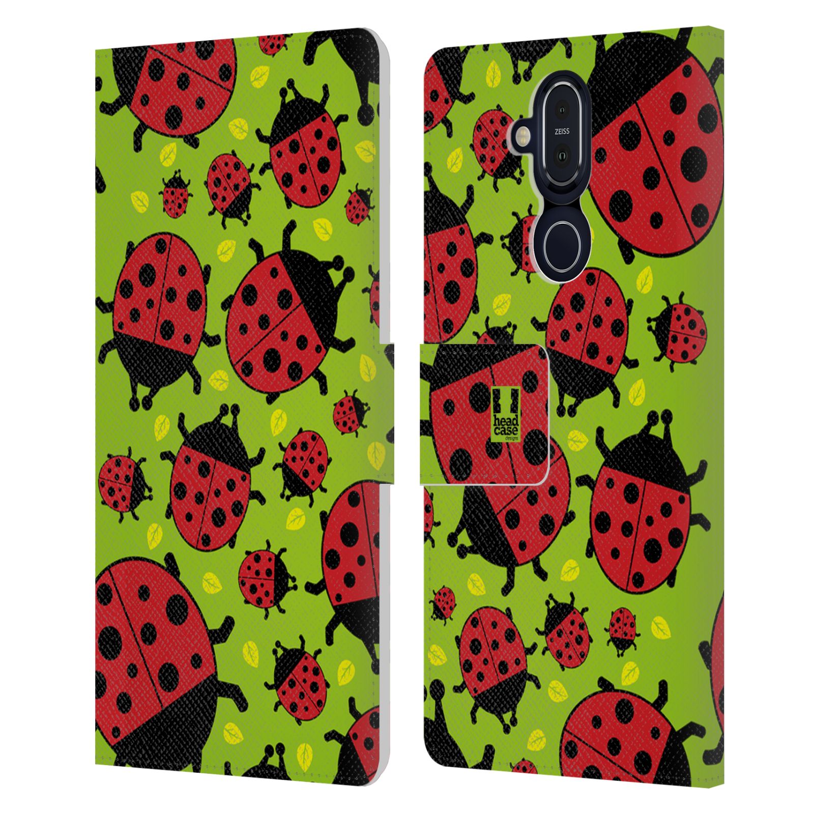 HEAD CASE BUGGED LIFE LEATHER BOOK CASE & WALLPAPER FOR MICROSOFT NOKIA PHONES - Picture 11 of 12