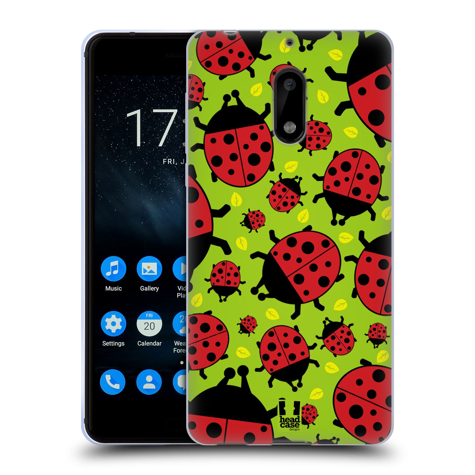 HEAD CASE DISEÑA BUGGED LIFE SOFT GEL CASE PARA TELÉFONOS NOKIA 1 - Imagen 12 de 13