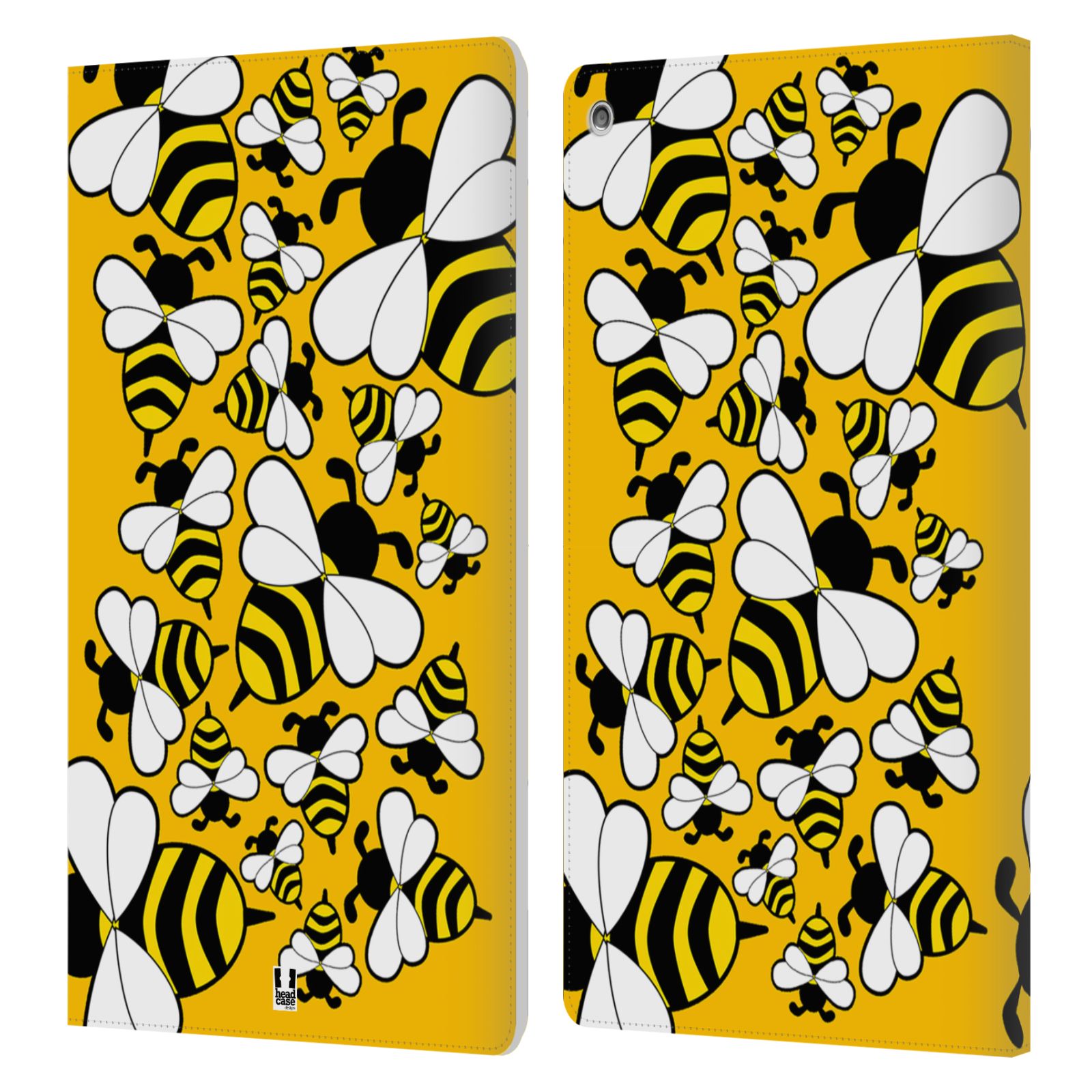 HEAD CASE DESIGNS BUGGED LIFE LEATHER BOOK WALLET CASE COVER FOR AMAZON FIRE - Picture 7 of 12