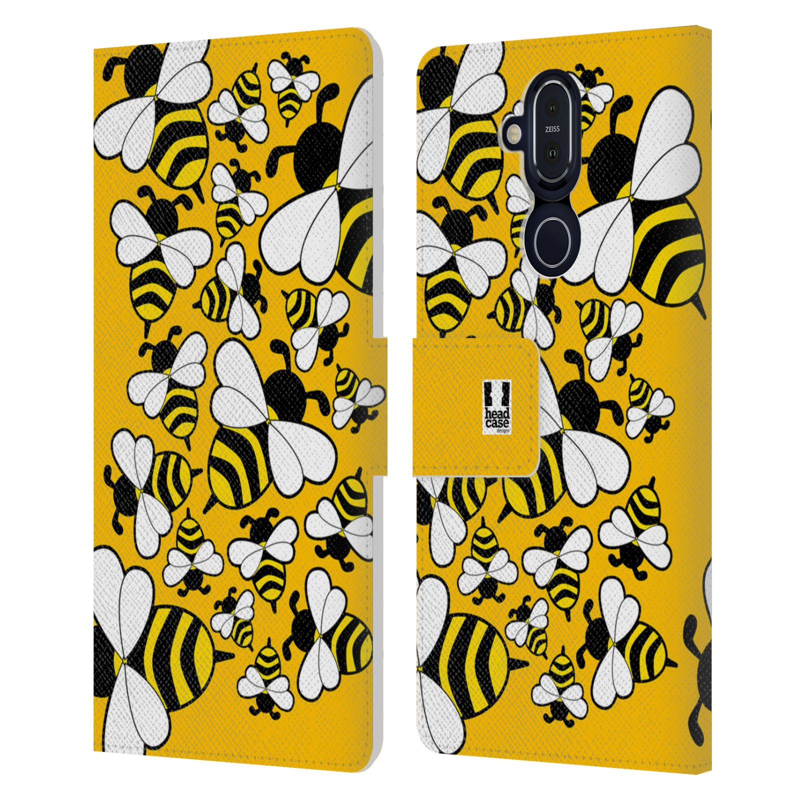 HEAD CASE BUGGED LIFE LEATHER BOOK CASE & WALLPAPER FOR MICROSOFT NOKIA PHONES - Picture 7 of 12