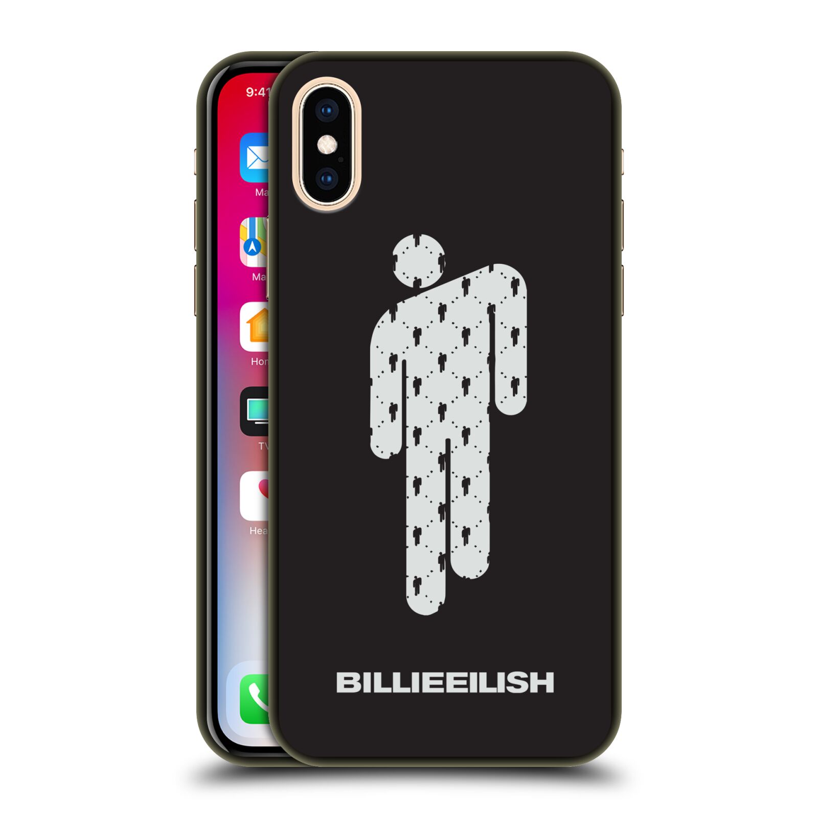 BILLIE EILISH KEY ART BLACK OCEAN RECYCLED PLASTIC CASE FOR APPLE