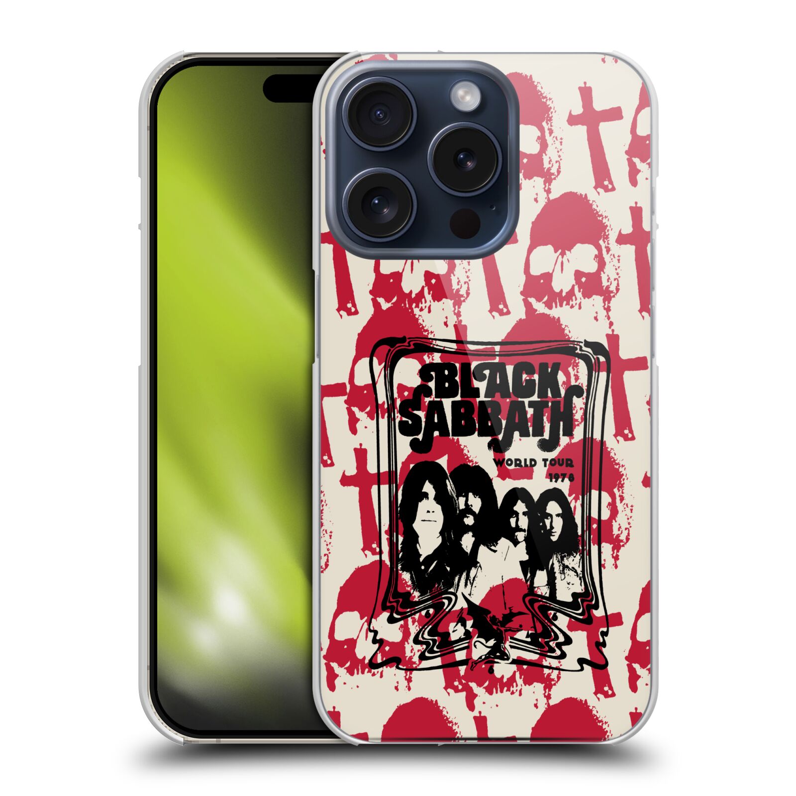 OFFICIAL BLACK SABBATH KEY ART HARD BACK CASE FOR APPLE iPHONE PHONES - Picture 9 of 11