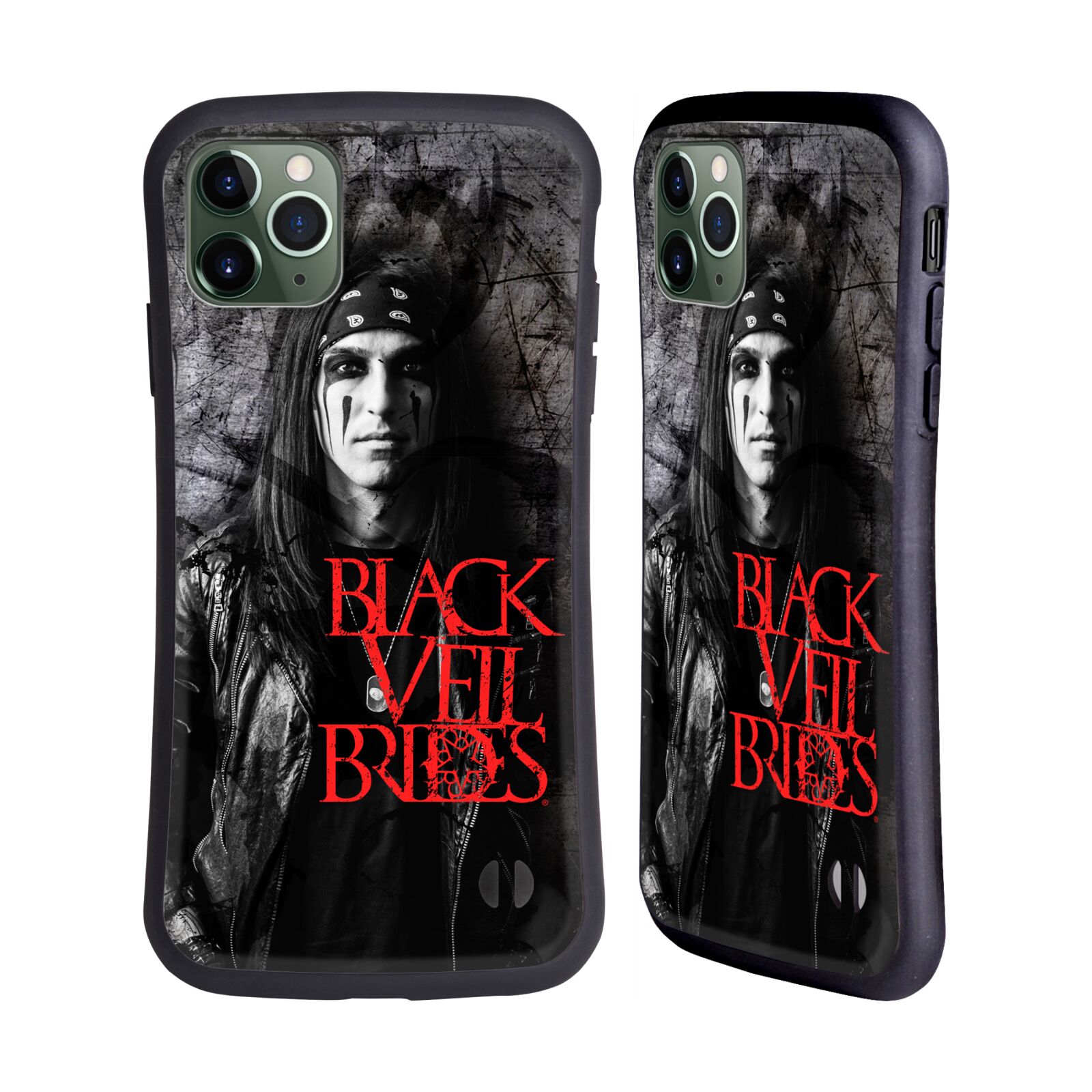 HYBRID-HÜLLE ORIGINAL BLACK VEIL BRIDES BANDMITGLIEDER FÜR APPLE iPHONES HANDYS - Bild 10 von 13