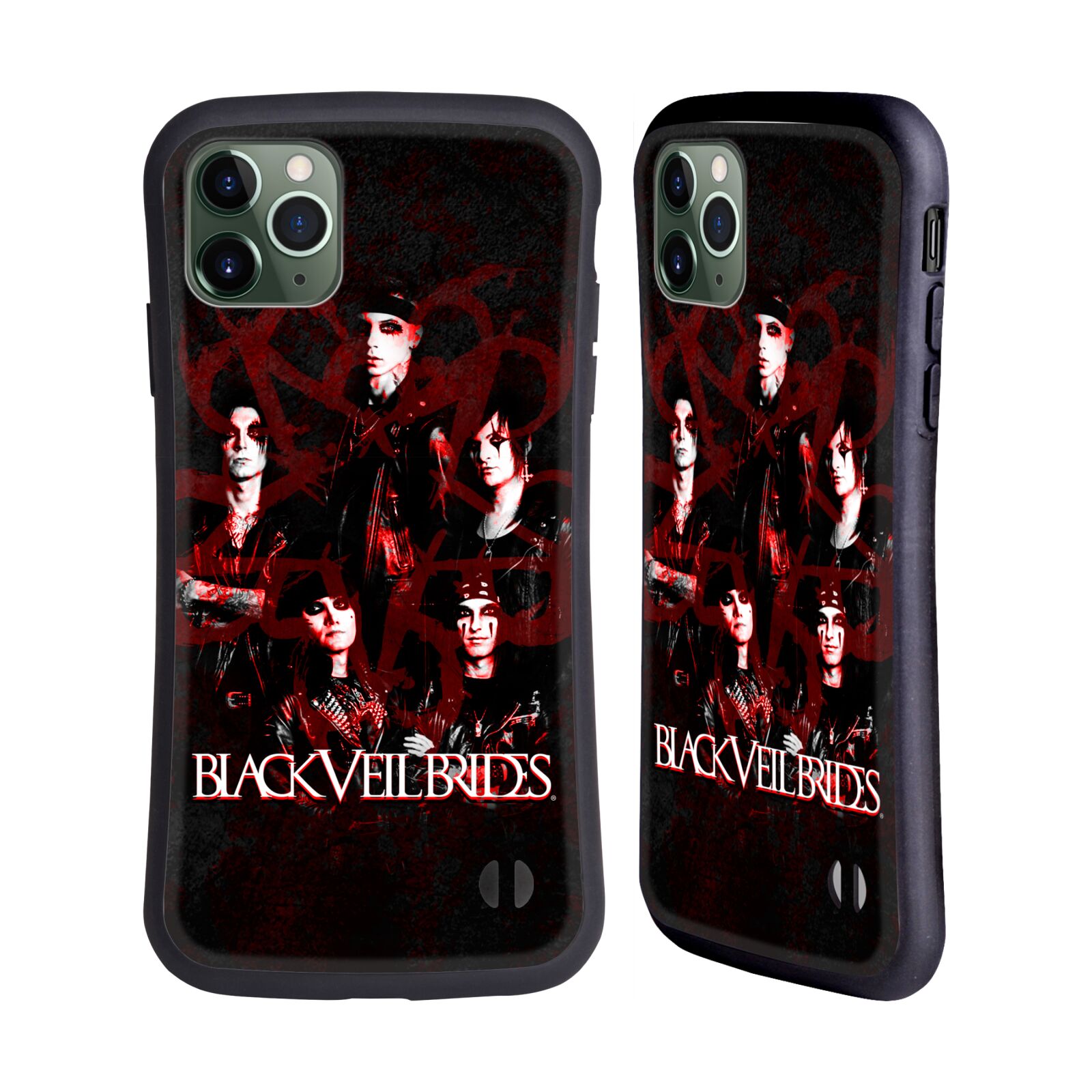 HYBRID-HÜLLE ORIGINAL BLACK VEIL BRIDES BANDMITGLIEDER FÜR APPLE iPHONES HANDYS - Bild 11 von 13