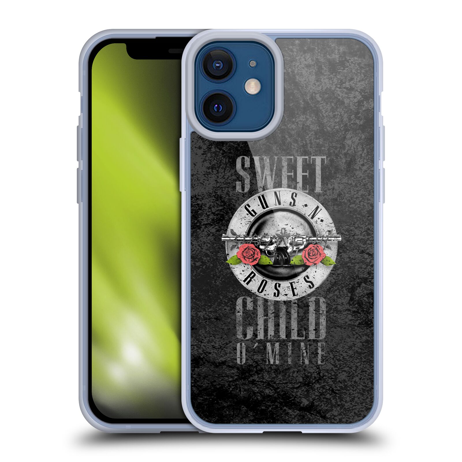 Silikonové pouzdro na mobil Apple iPhone 12 Mini - Head Case - Guns N' Roses - Sweet Child (Silikonový kryt, obal, pouzdro na mobilní telefon Apple iPhone 12 Mini (5,4") s motivem Guns N' Roses - Sweet Child)