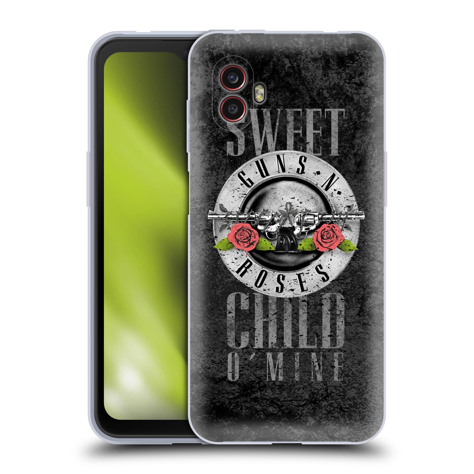 Silikonové pouzdro - Samsung Galaxy Xcover 6 Pro - Head Case - Guns N' Roses - Sweet Child (Silikonový kryt, obal, pouzdro na mobilní telefon Samsung Galaxy Xcover 6 Pro s motivem Guns N' Roses - Sweet Child)