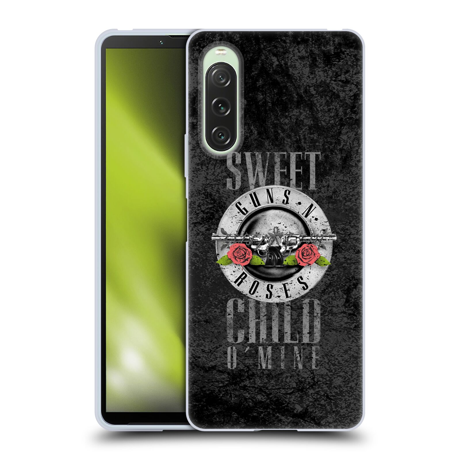 Silikonové pouzdro - Sony Xperia 10 V - Head Case - Guns N' Roses - Sweet Child (Silikonový kryt, obal, pouzdro na mobilní telefon Sony Xperia 10 V s motivem Guns N' Roses - Sweet Child)