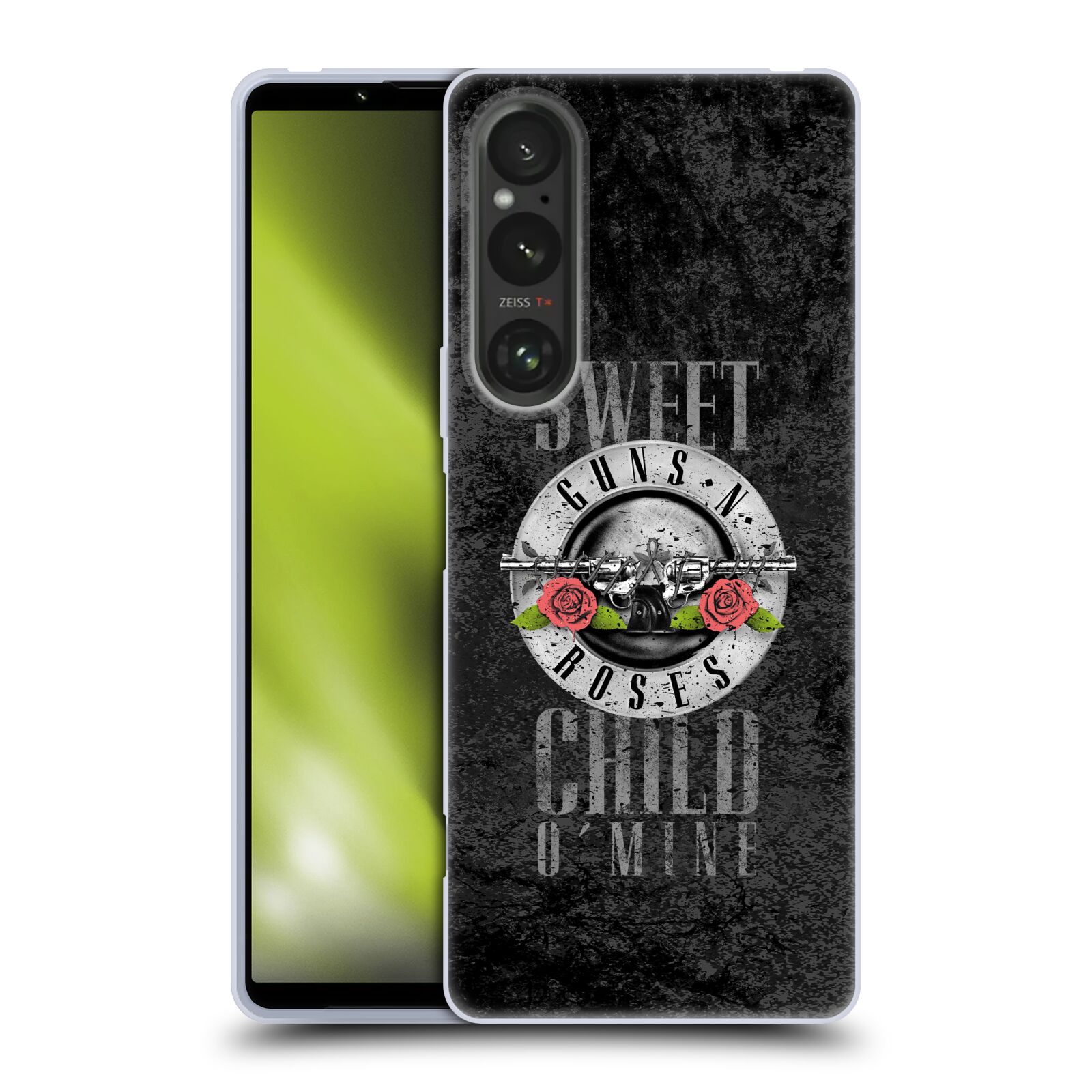 Silikonové pouzdro - Sony Xperia 1 V - Head Case - Guns N' Roses - Sweet Child (Silikonový kryt, obal, pouzdro na mobilní telefon Sony Xperia 1 V s motivem Guns N' Roses - Sweet Child)