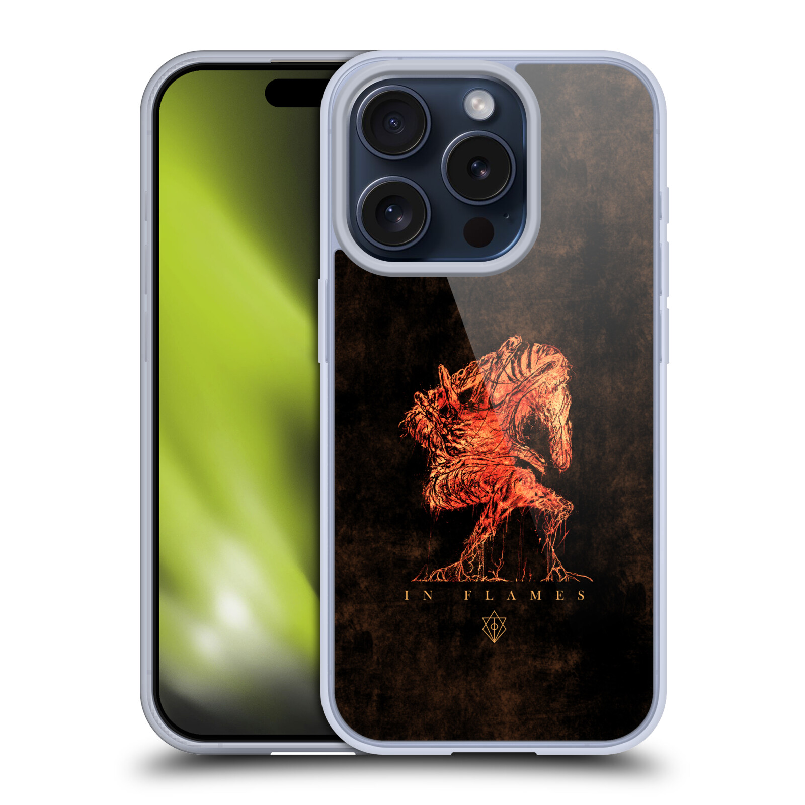 OFFICIEL IN FLAMES MÉTAL GRUNGE ÉTUI COQUE EN GEL POUR APPLE iPHONE TÉLÉPHONES - Photo 10 sur 15