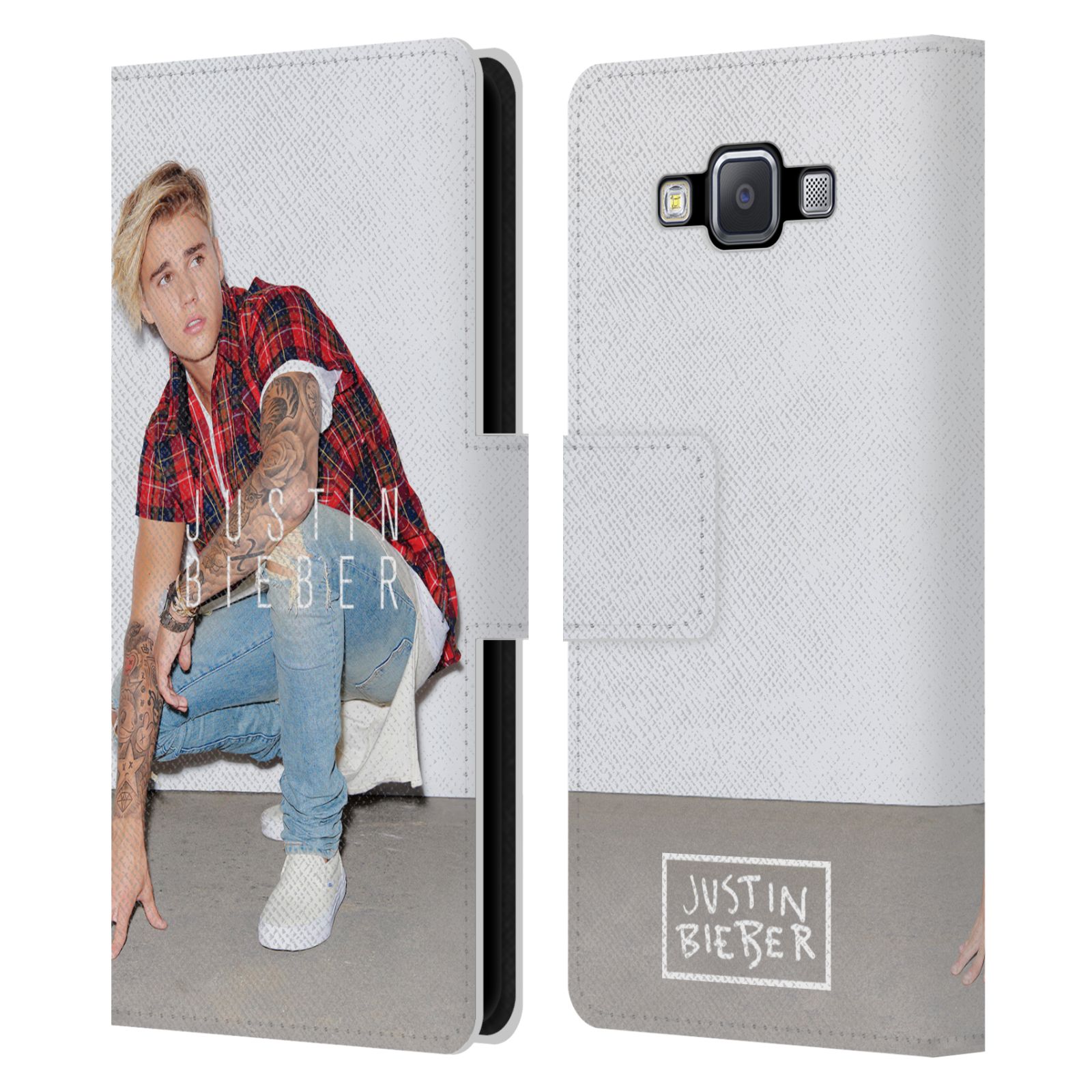 OFFICIAL JUSTIN BIEBER KEY ART LEATHER BOOK WALLET CASE FOR SAMSUNG