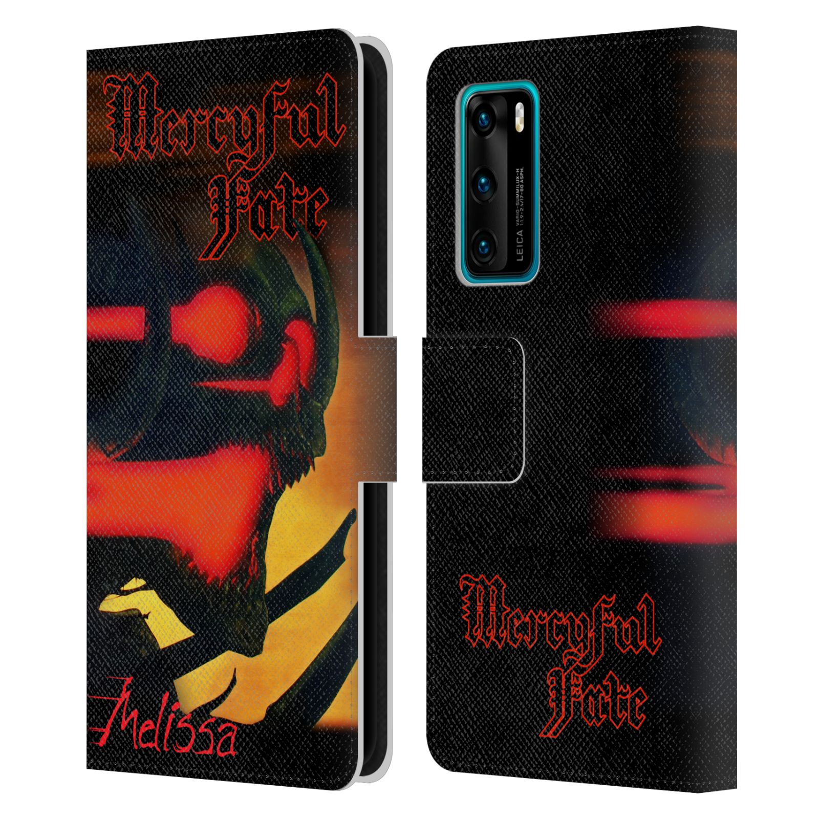 OFFICIAL MERCYFUL FATE BLACK METAL LEATHER BOOK WALLET CASE FOR HUAWEI PHONES 4 - Picture 7 of 7