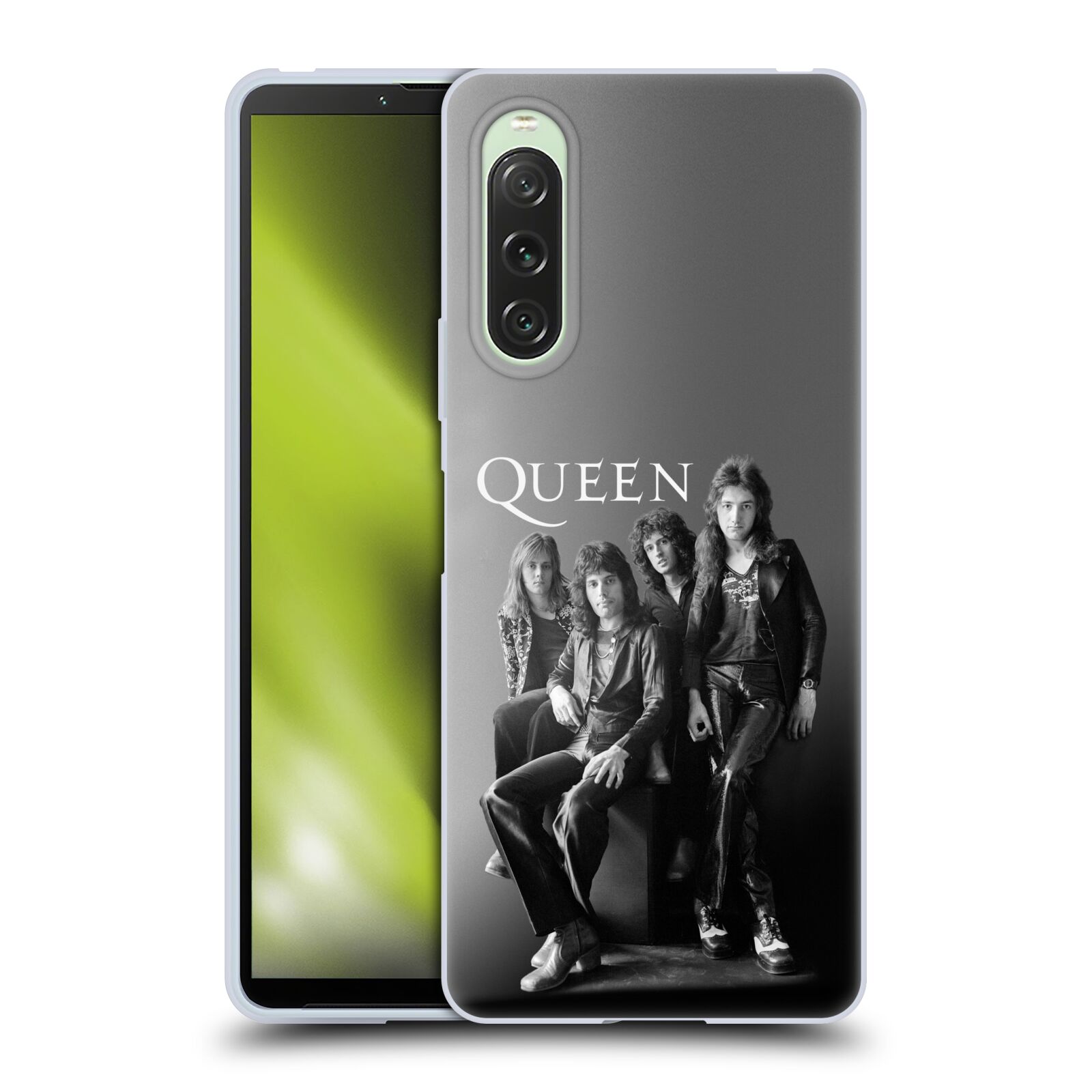 Silikonové pouzdro - Sony Xperia 10 V - Head Case - Queen - Skupina (Silikonový kryt, obal, pouzdro na mobilní telefon Sony Xperia 10 V s motivem Queen - Skupina)