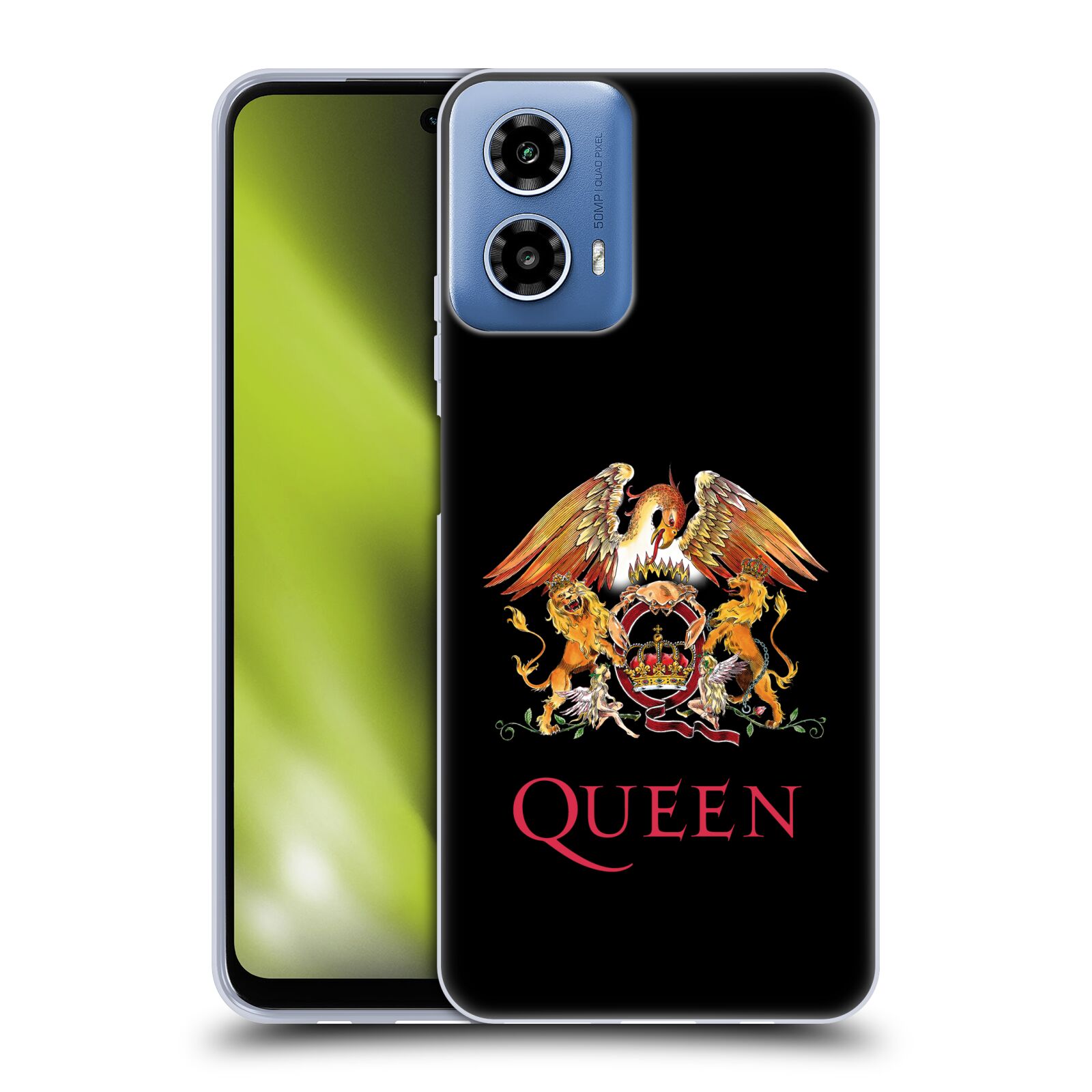 Silikonové pouzdro na mobil Motorola Moto G34 5G - Head Case - Queen - Logo (Silikonový kryt, obal, pouzdro na mobilní telefon Motorola Moto G34 5G s motivem Queen - Logo)