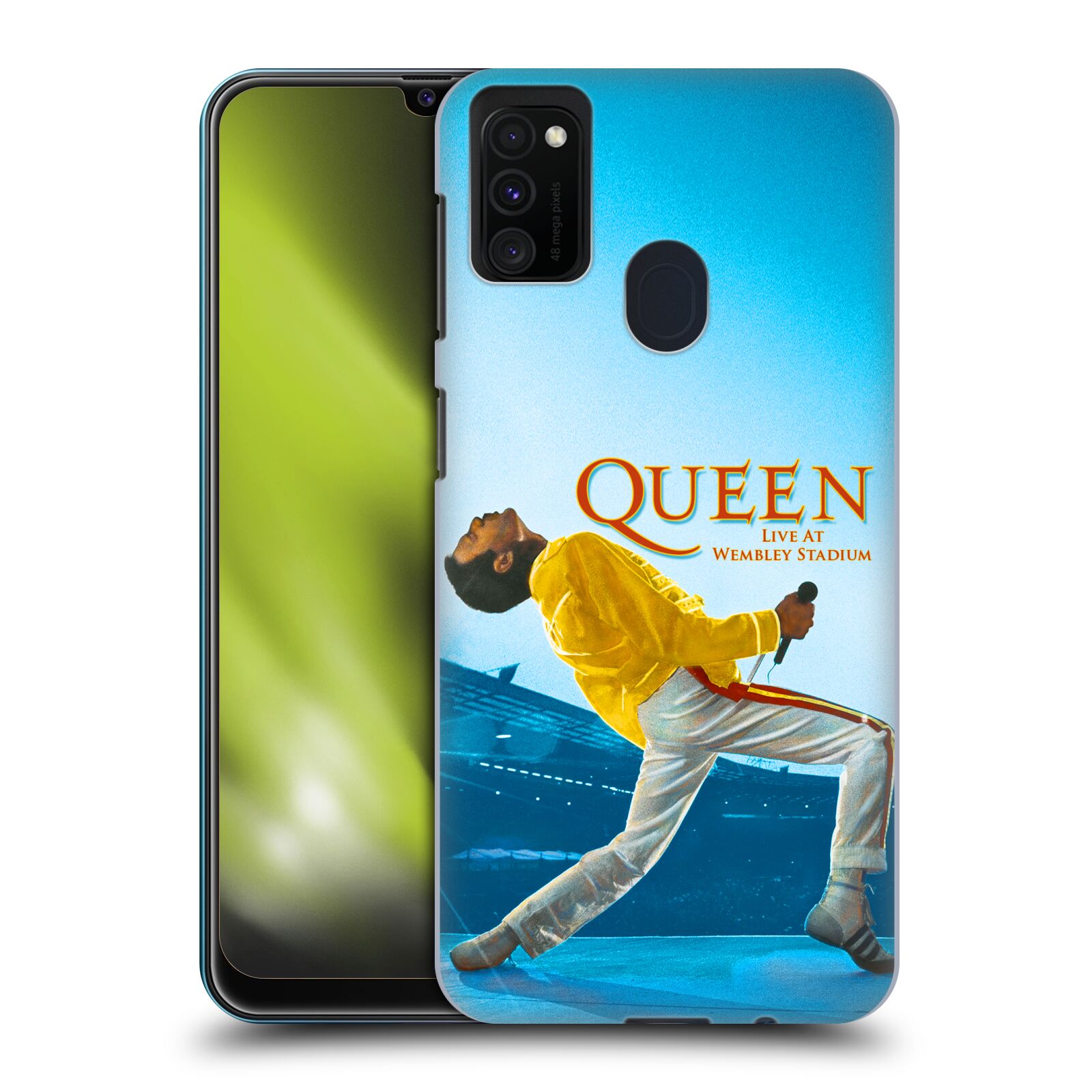 Plastové pouzdro na mobil Samsung Galaxy M21 - Head Case - Queen - Freddie Mercury (Plastový kryt, pouzdro, obal na mobilní telefon Samsung Galaxy M21 M215F Dual Sim s motivem Queen - Freddie Mercury)