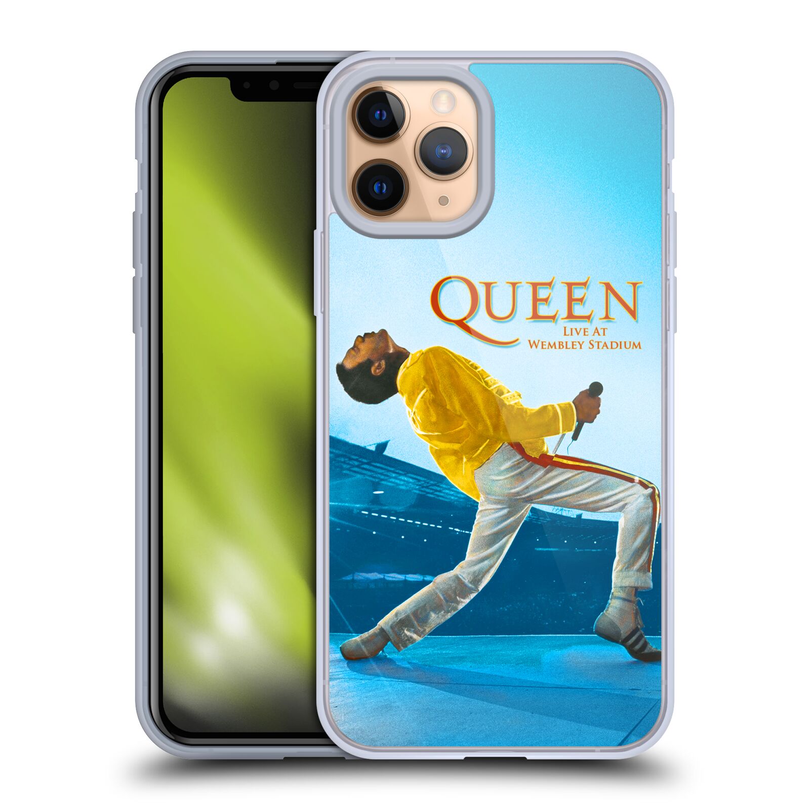 Silikonové pouzdro na mobil Apple iPhone 11 Pro - Head Case - Queen - Freddie Mercury (Silikonový kryt, obal, pouzdro na mobilní telefon Apple iPhone 11 Pro s displejem 5,8" s motivem Queen - Freddie Mercury)