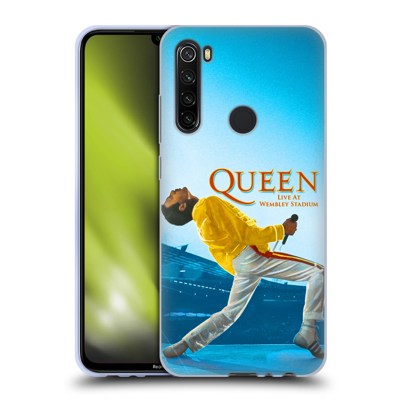 Silikonové pouzdro na mobil Xiaomi Redmi Note 8T - Head Case - Queen - Freddie Mercury (Silikonový kryt, obal, pouzdro na mobilní telefon Xiaomi Redmi Note 8T s motivem Queen - Freddie Mercury)