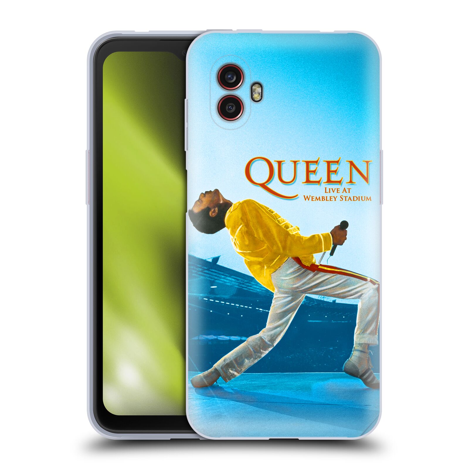 Silikonové pouzdro - Samsung Galaxy Xcover 6 Pro - Head Case - Queen - Freddie Mercury (Silikonový kryt, obal, pouzdro na mobilní telefon Samsung Galaxy Xcover 6 Pro s motivem Queen - Freddie Mercury)