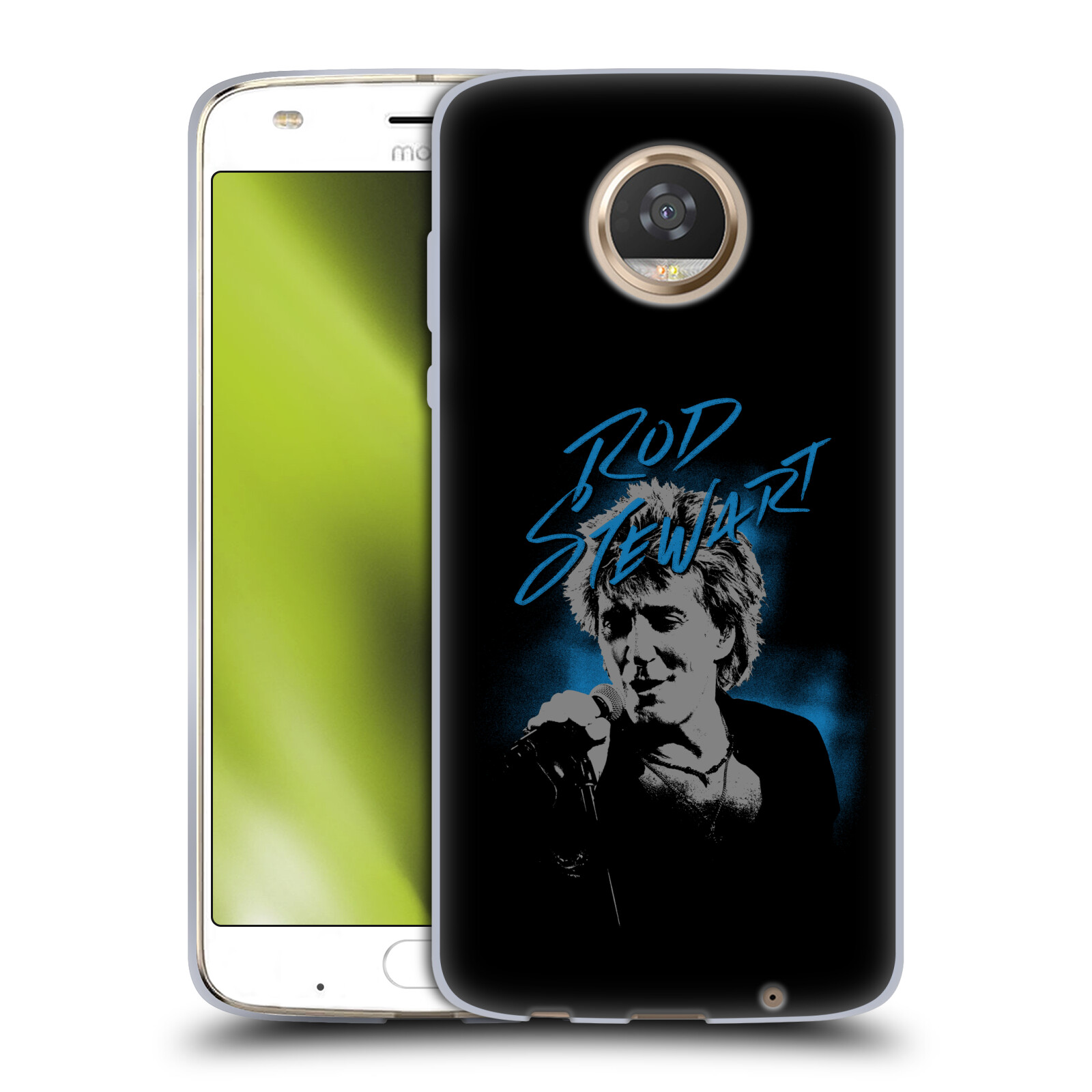 CUSTODIA GEL UFFICIALE ROD STEWART ART PER TELEFONI MOTOROLA - Foto 13 di 14