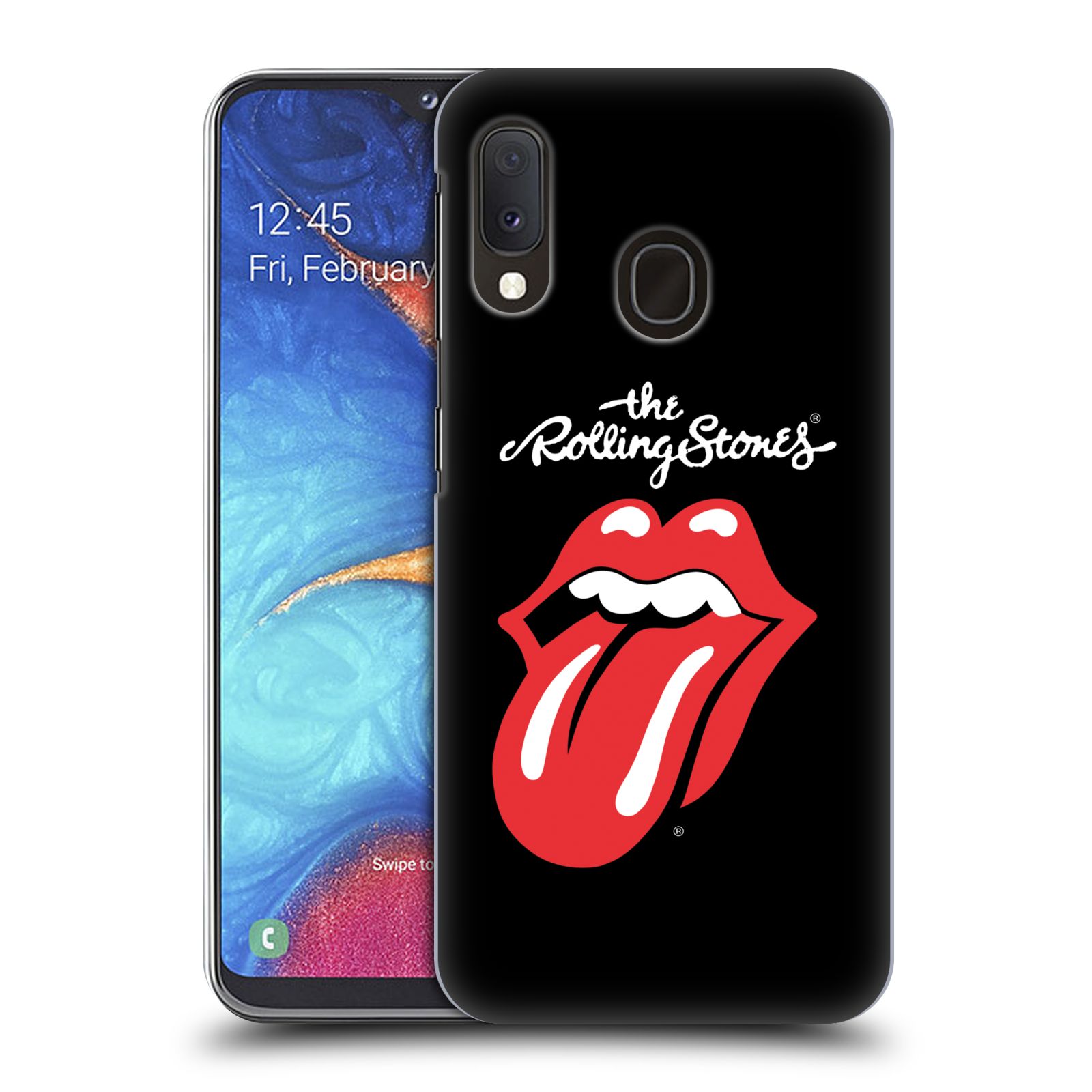 Plastové pouzdro na mobil Samsung Galaxy A20e - Head Case - The Rolling Stones - Classic Lick (Plastový kryt, pouzdro, obal na mobilní telefon Samsung Galaxy A20e A202F Dual SIM s motivem The Rolling Stones - Classic Lick)