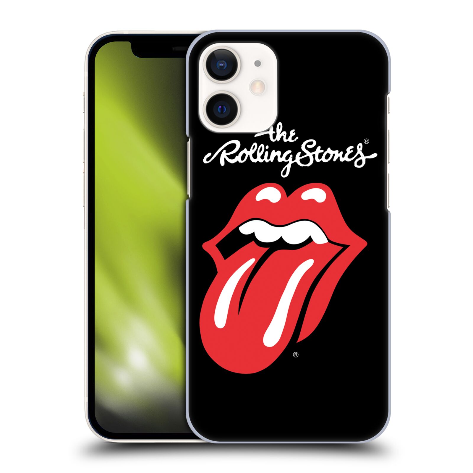 Plastové pouzdro na mobil Apple iPhone 12 Mini - Head Case - The Rolling Stones - Classic Lick (Plastový kryt, pouzdro, obal na mobilní telefon Apple iPhone 12 Mini (5,4") s motivem The Rolling Stones - Classic Lick)