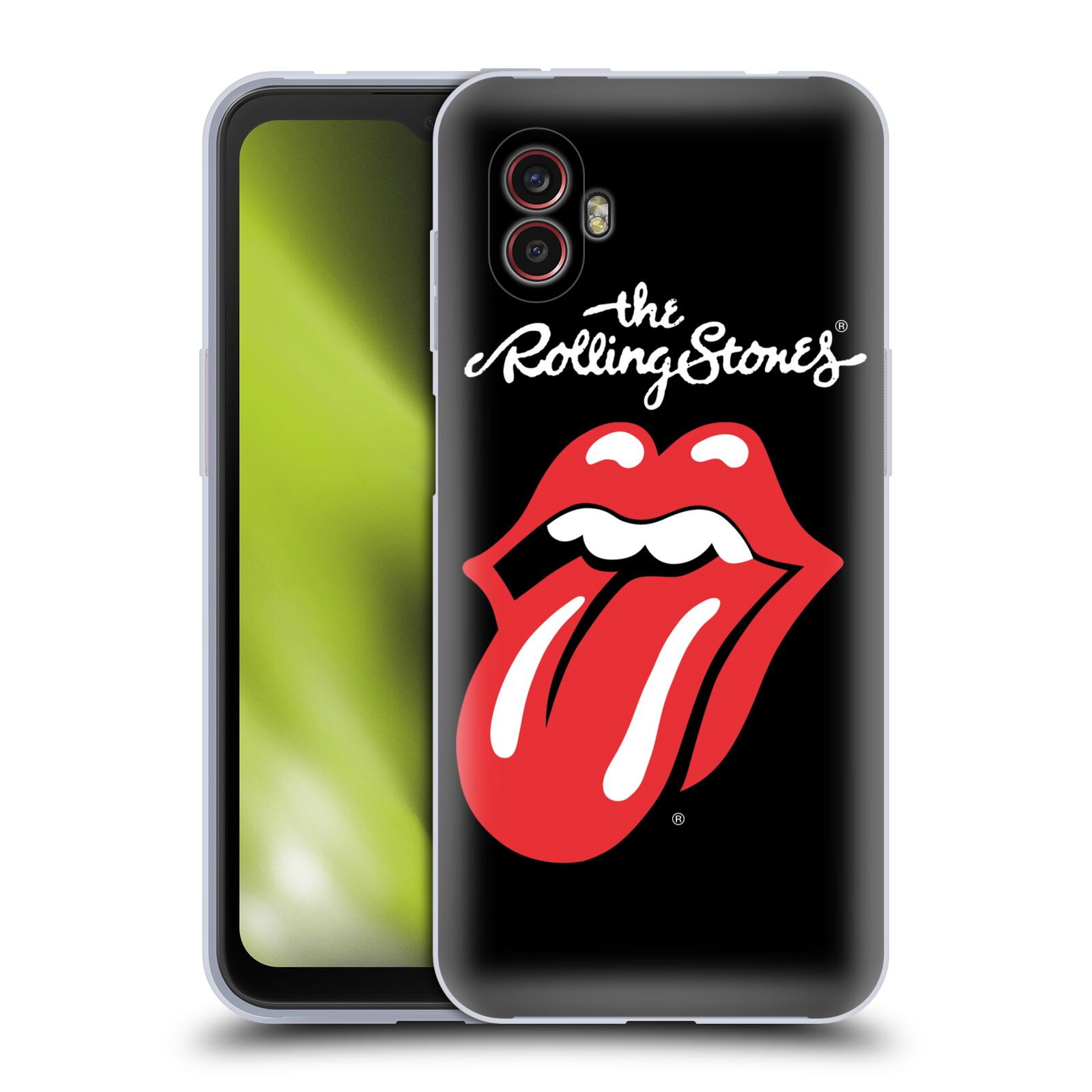 Silikonové pouzdro - Samsung Galaxy Xcover 6 Pro - Head Case - The Rolling Stones - Classic Lick (Silikonový kryt, obal, pouzdro na mobilní telefon Samsung Galaxy Xcover 6 Pro s motivem The Rolling Stones - Classic Lick)