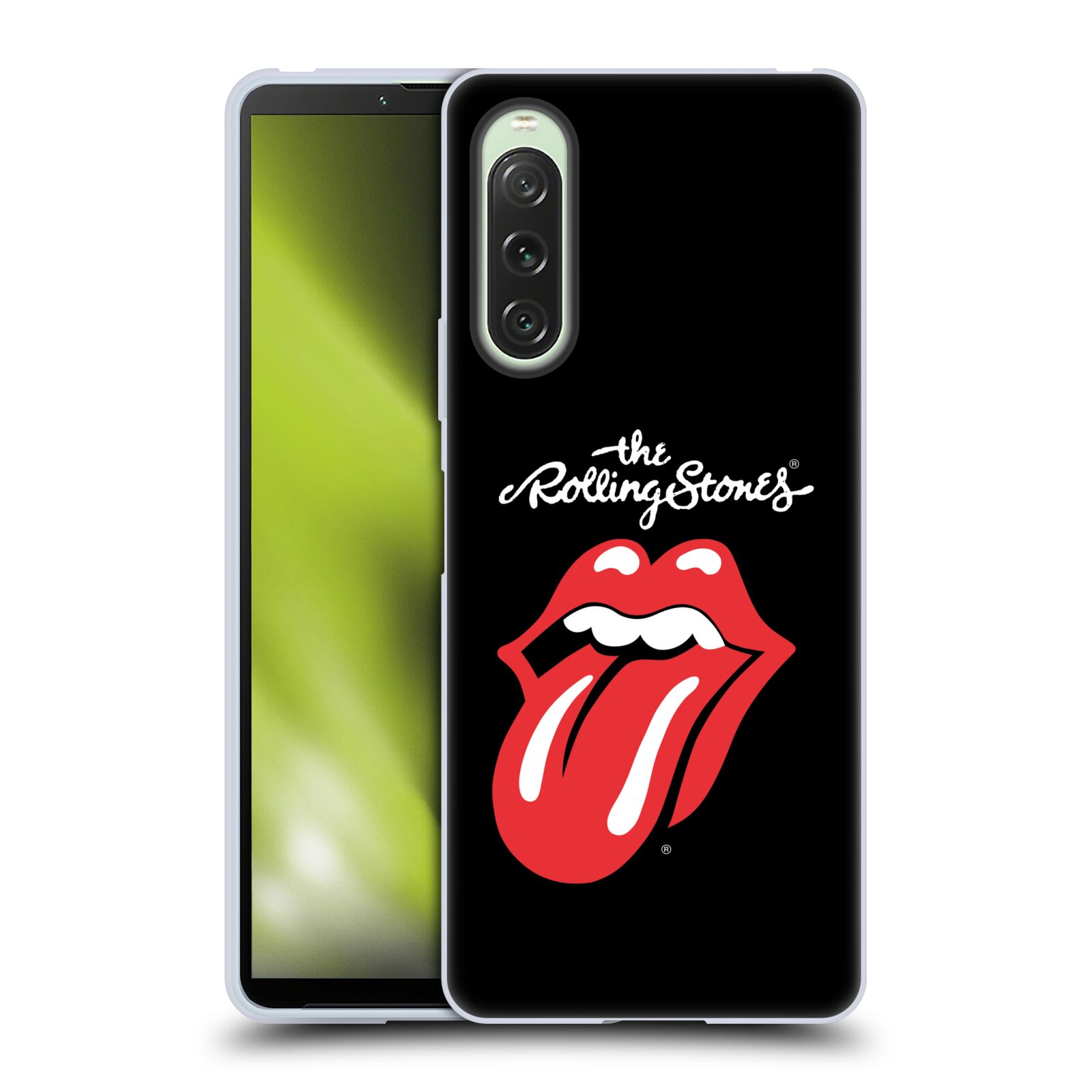 Silikonové pouzdro - Sony Xperia 10 V - Head Case - The Rolling Stones - Classic Lick (Silikonový kryt, obal, pouzdro na mobilní telefon Sony Xperia 10 V s motivem The Rolling Stones - Classic Lick)