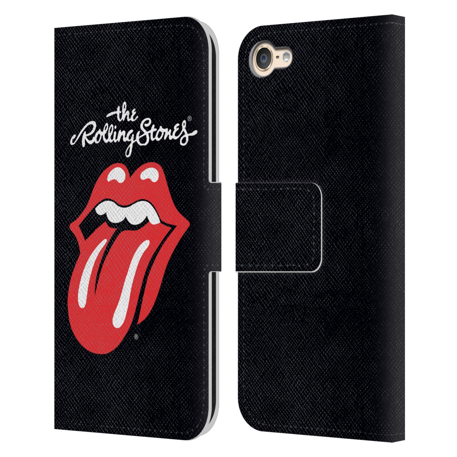 THE ROLLING STONES KEY ART LEATHER BOOK CASE FOR APPLE iPOD TOUCH MP3 - Picture 12 of 16