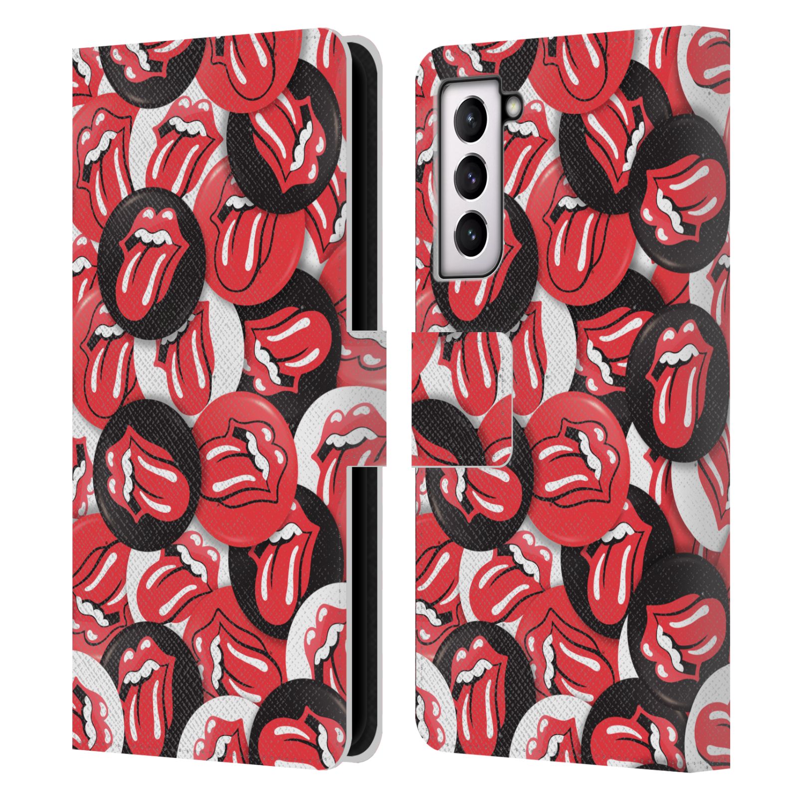THE ROLLING STONES LICKS COLLECTION LEATHER BOOK WALLET CASE FOR SAMSUNG PHONE 4 - 第 12/13 張圖片