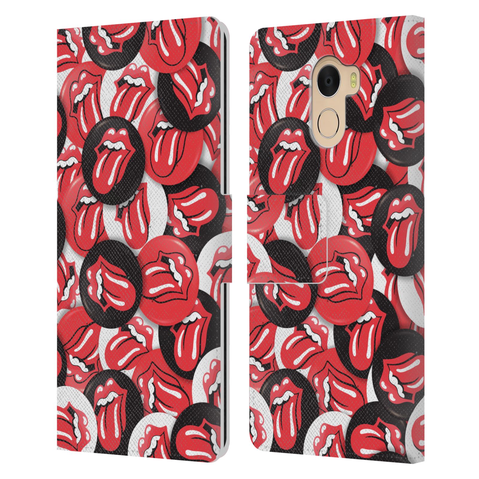 THE ROLLING STONES LICKS COLLECTION LEATHER BOOK CASE FOR WILEYFOX & ESSENTIAL - 第 12/13 張圖片