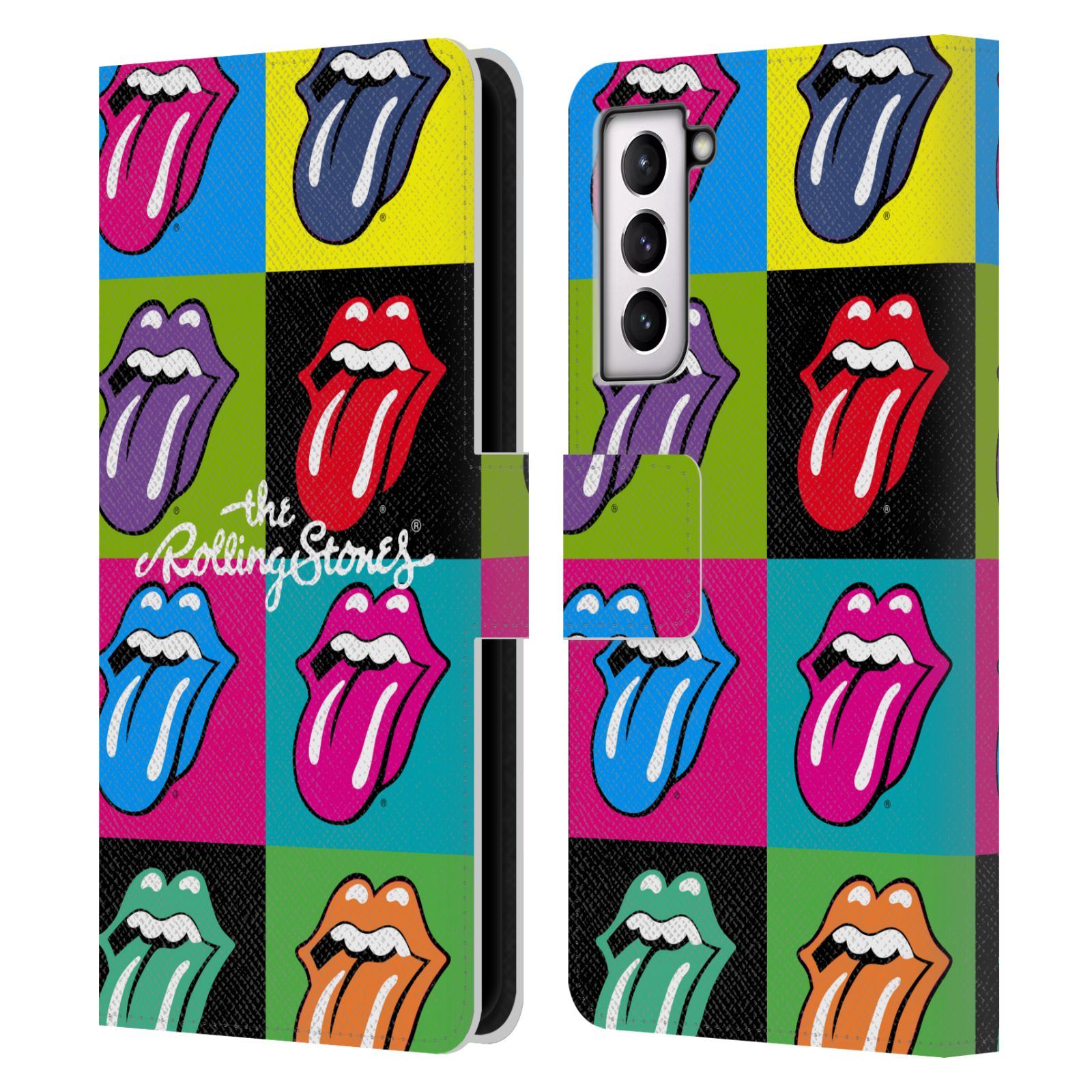 THE ROLLING STONES LICKS COLLECTION LEATHER BOOK WALLET CASE FOR SAMSUNG PHONE 4 - 第 10/13 張圖片
