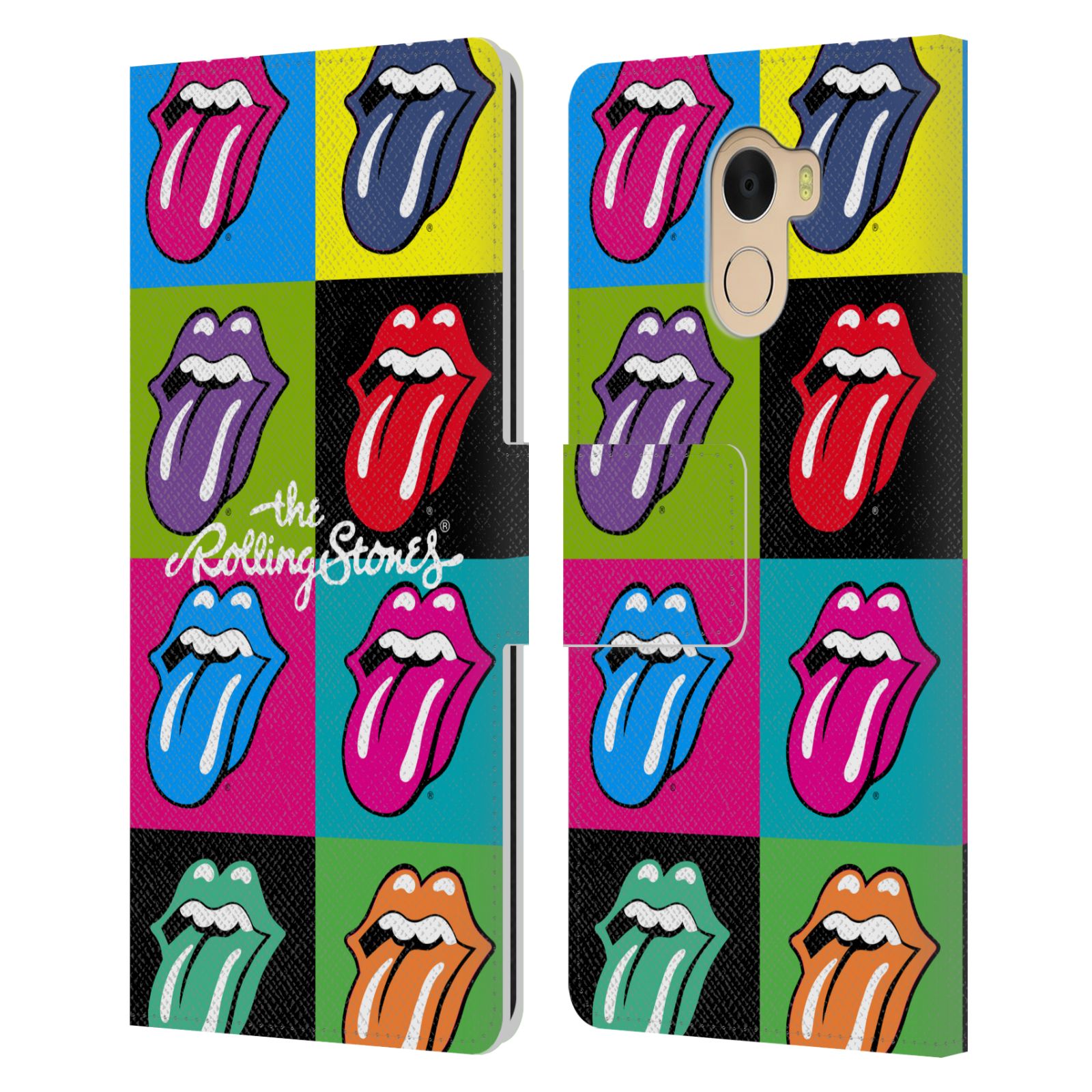 THE ROLLING STONES LICKS COLLECTION LEATHER BOOK CASE FOR WILEYFOX & ESSENTIAL - 第 10/13 張圖片