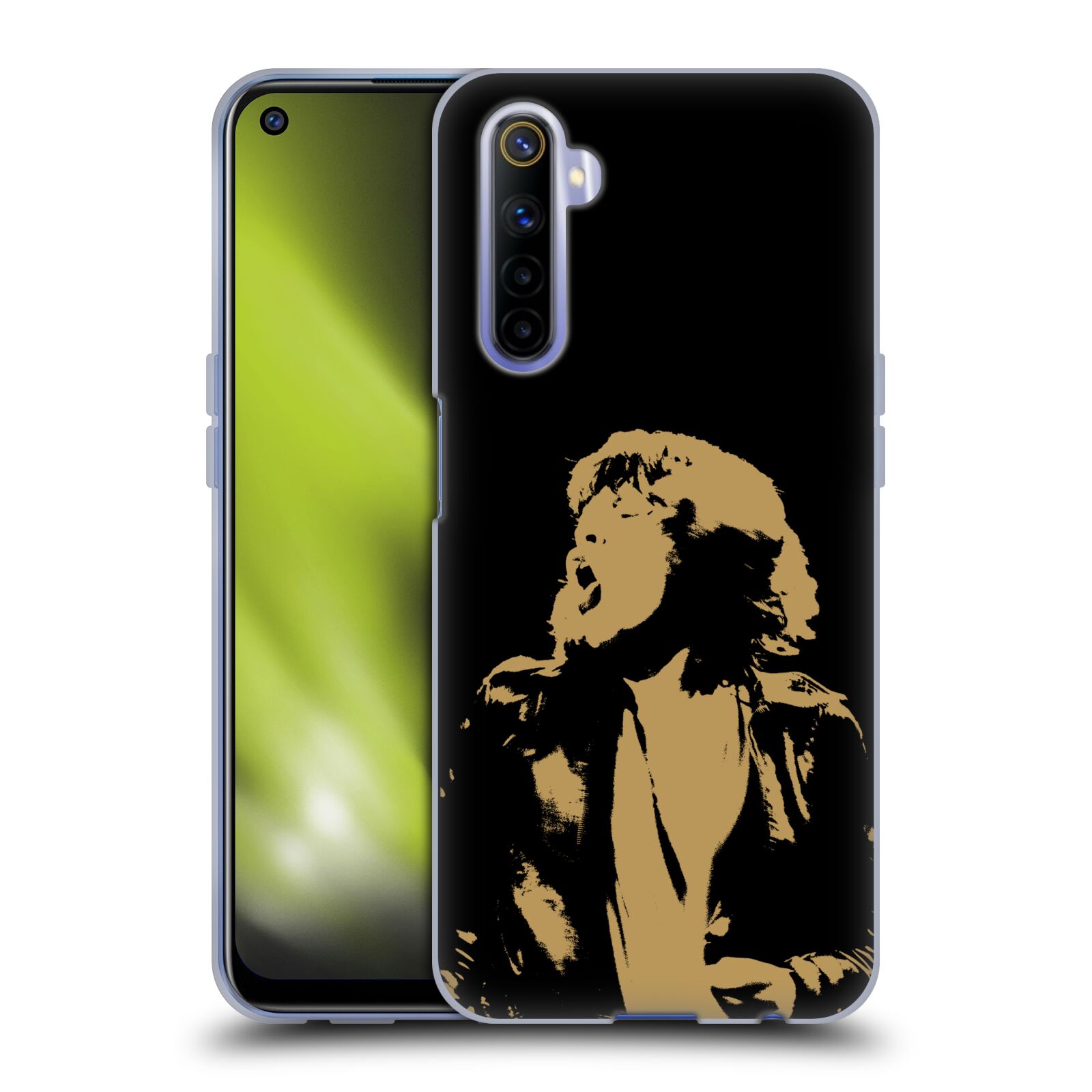 OFFICIAL THE ROLLING STONES MICK JAGGER SOFT GEL CASE FOR REALME PHONES - Foto 8 di 8