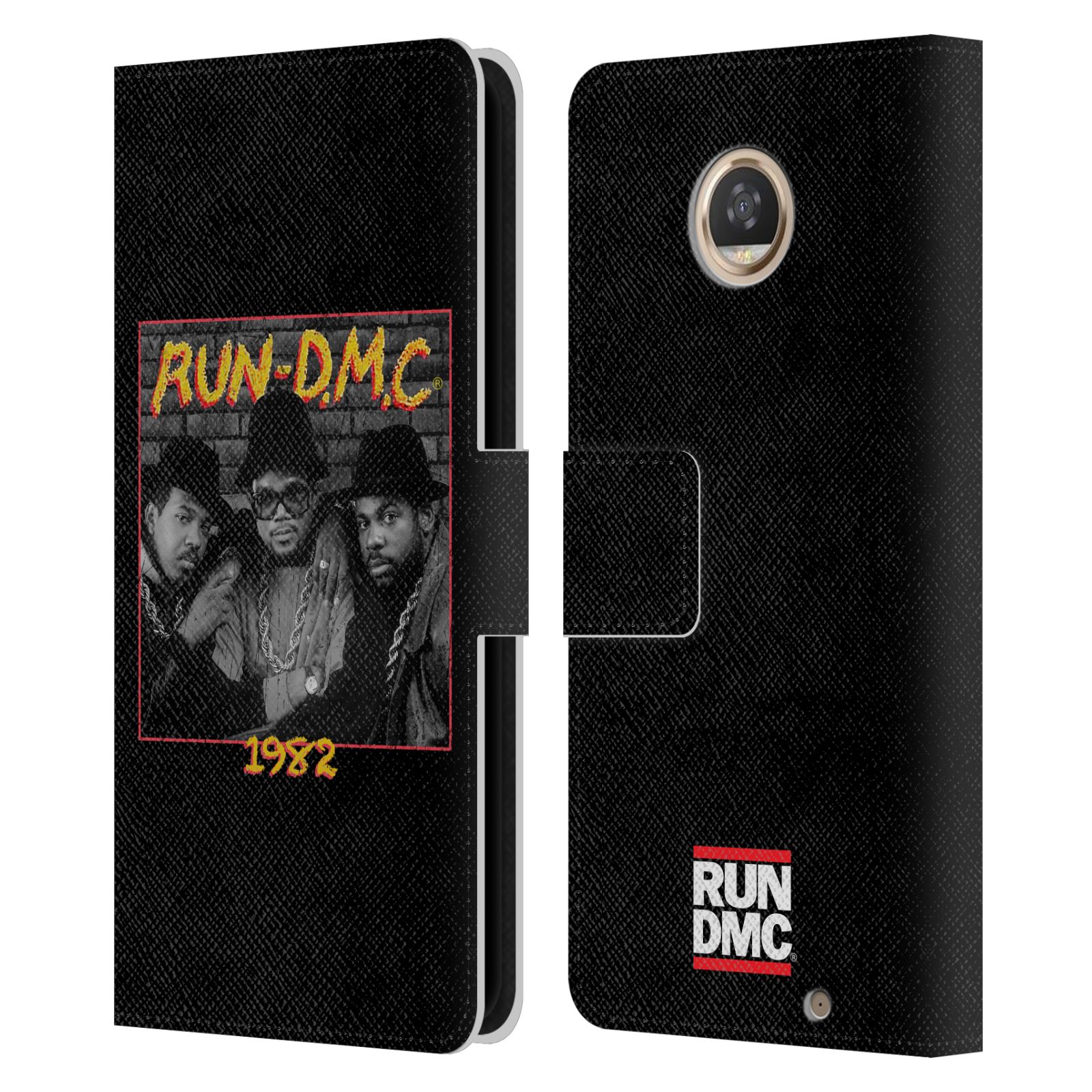 RUN-D.M.C. KEY ART LEATHER BOOK WALLET CASE COVER FOR MOTOROLA PHONES - Picture 11 of 15