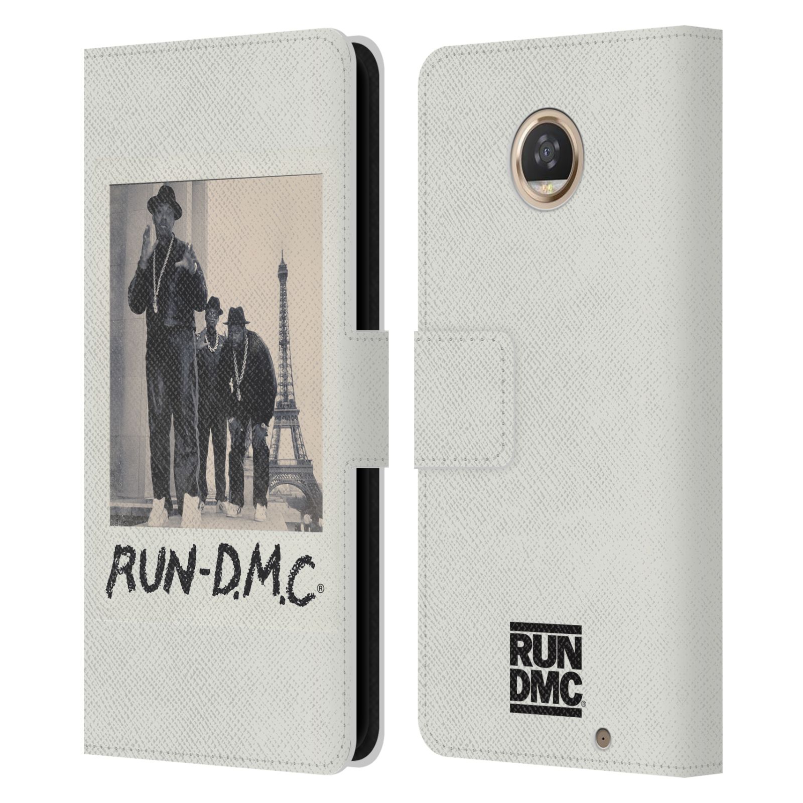 RUN-D.M.C. KEY ART LEATHER BOOK WALLET CASE COVER FOR MOTOROLA PHONES - Picture 12 of 15