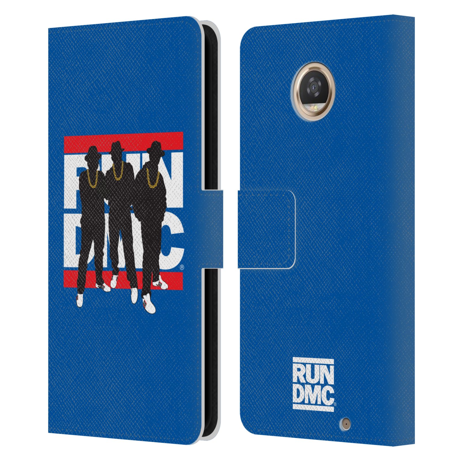 RUN-D.M.C. KEY ART LEATHER BOOK WALLET CASE COVER FOR MOTOROLA PHONES - Picture 13 of 15