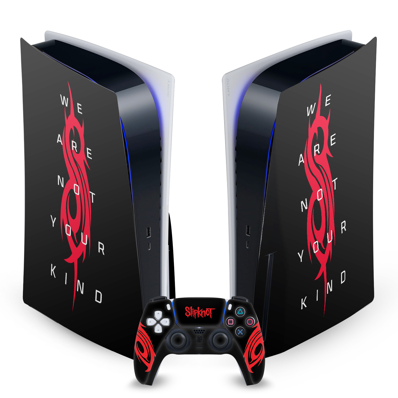 SLIPKNOT WE ARE NOT YOUR KIND VINYL SKIN DECAL FOR SONY PS5 DISC EDITION BUNDLE