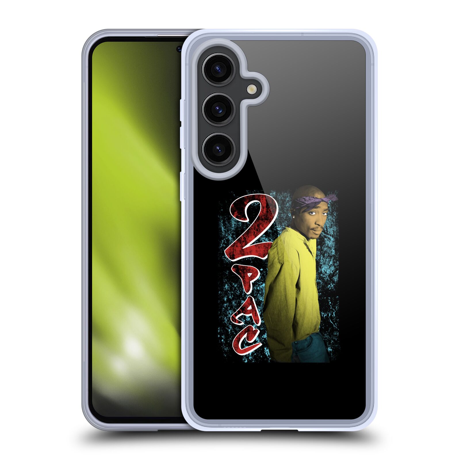OFFICIAL TUPAC SHAKUR KEY ART GEL CASE COMPATIBLE WITH SAMSUNG PHONES/MAGSAFE