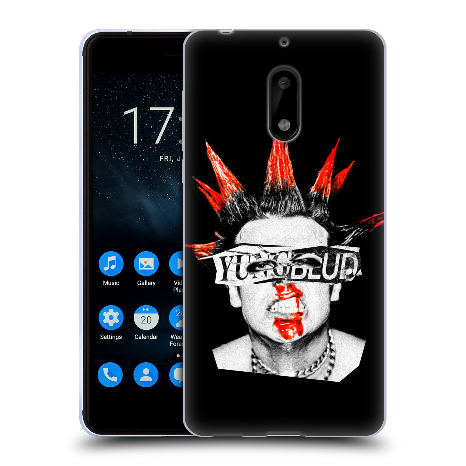 OFFICIAL YUNGBLUD GRAPHICS SOFT GEL CASE FOR NOKIA PHONES 1 - Picture 8 of 13