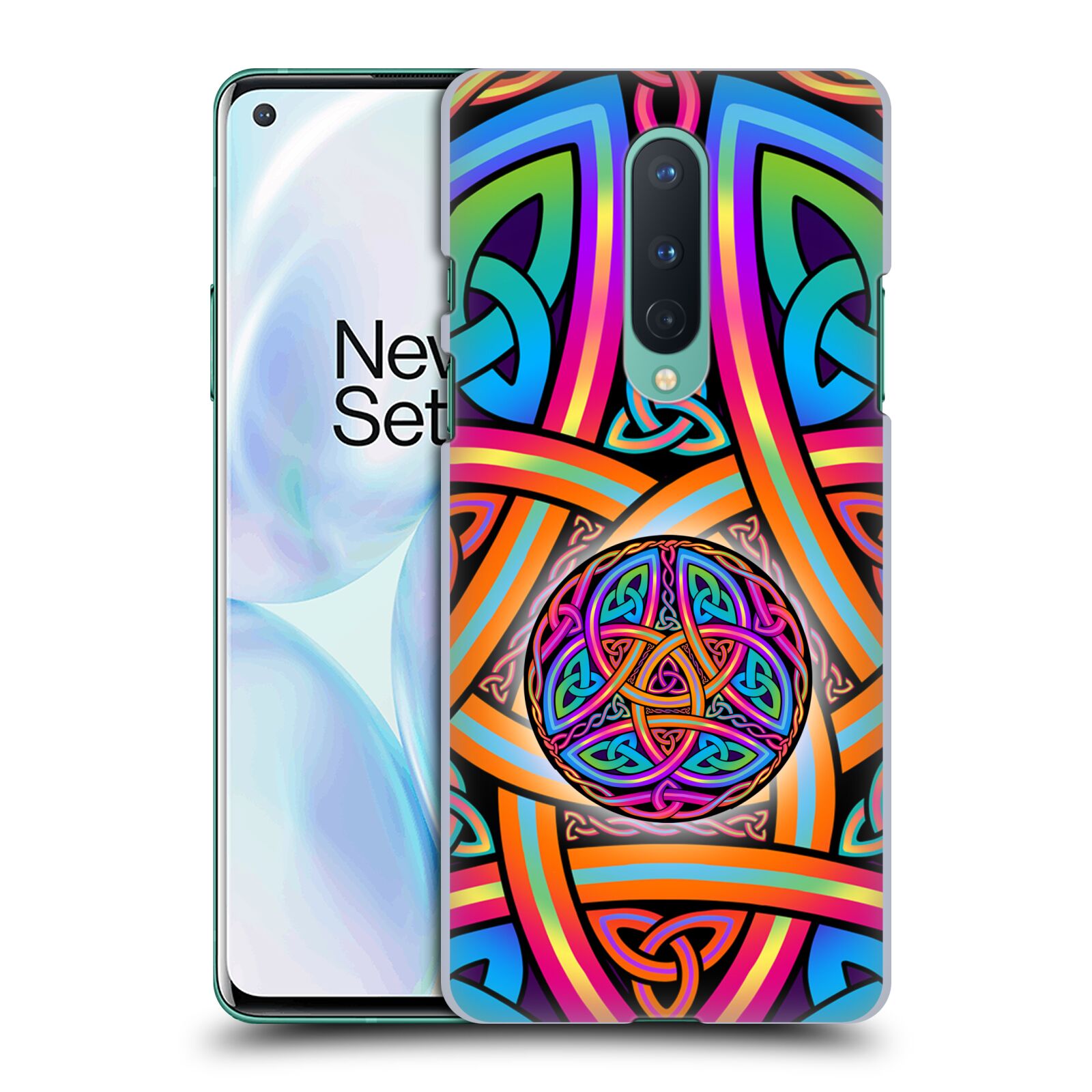 OFFICIAL BETH WILSON RAINBOW CELTIC KNOTS BACK CASE FOR OPPO PHONES - Picture 8 of 15