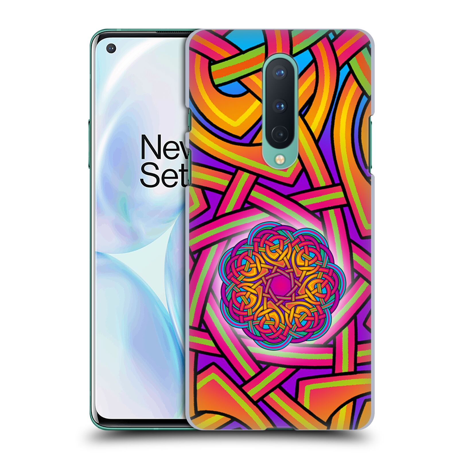 OFFICIAL BETH WILSON RAINBOW CELTIC KNOTS BACK CASE FOR OPPO PHONES - Picture 9 of 15