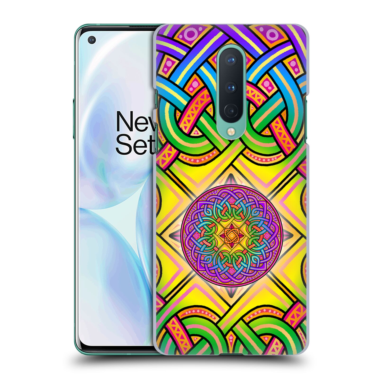 OFFICIAL BETH WILSON RAINBOW CELTIC KNOTS BACK CASE FOR OPPO PHONES - Picture 11 of 15